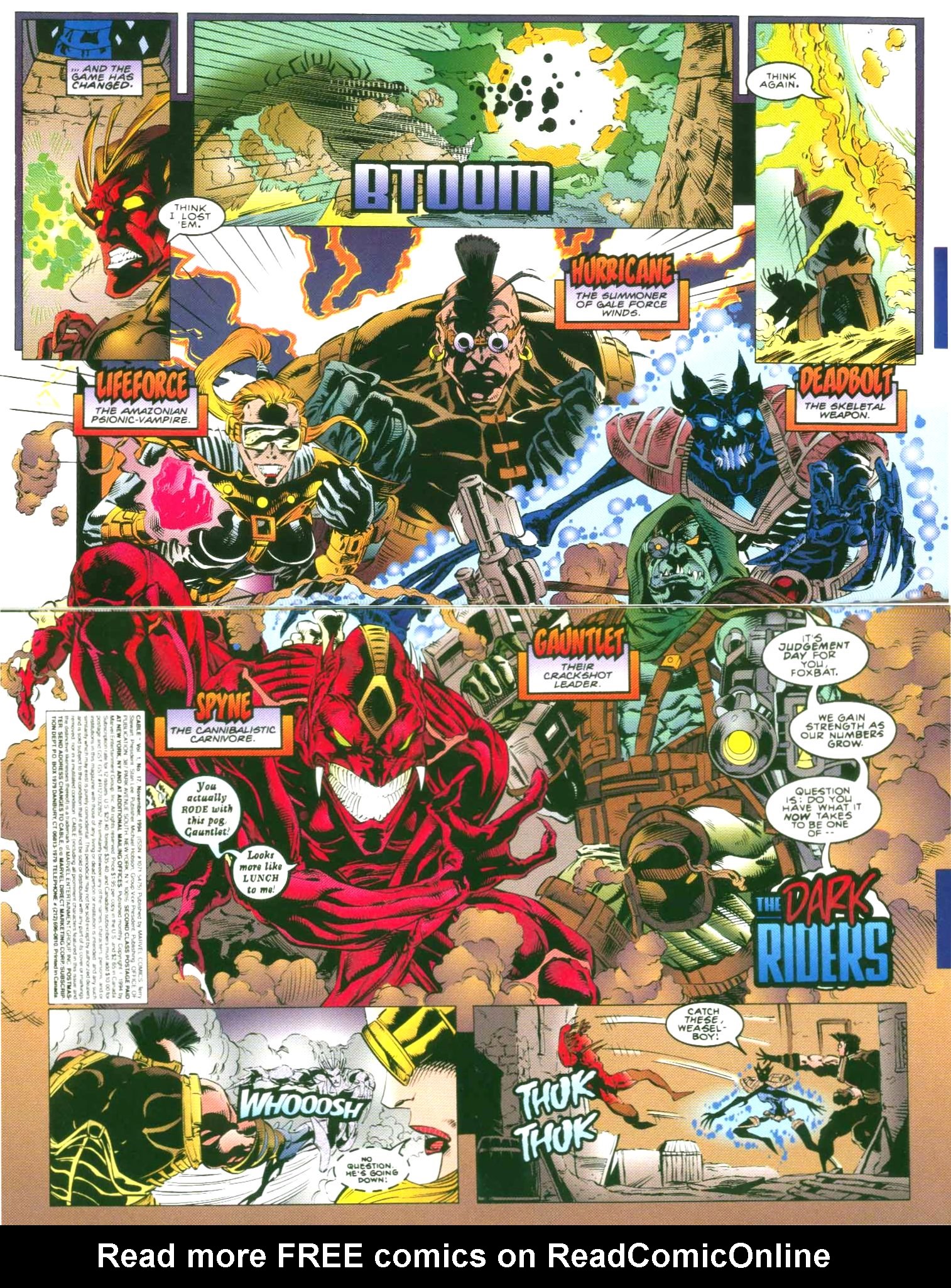 Read online Cable (1993) comic -  Issue #17 - 4