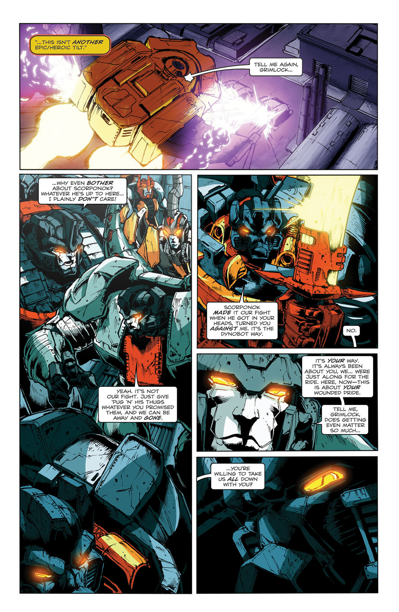 Read online The Transformers: Maximum Dinobots comic -  Issue #4 - 17