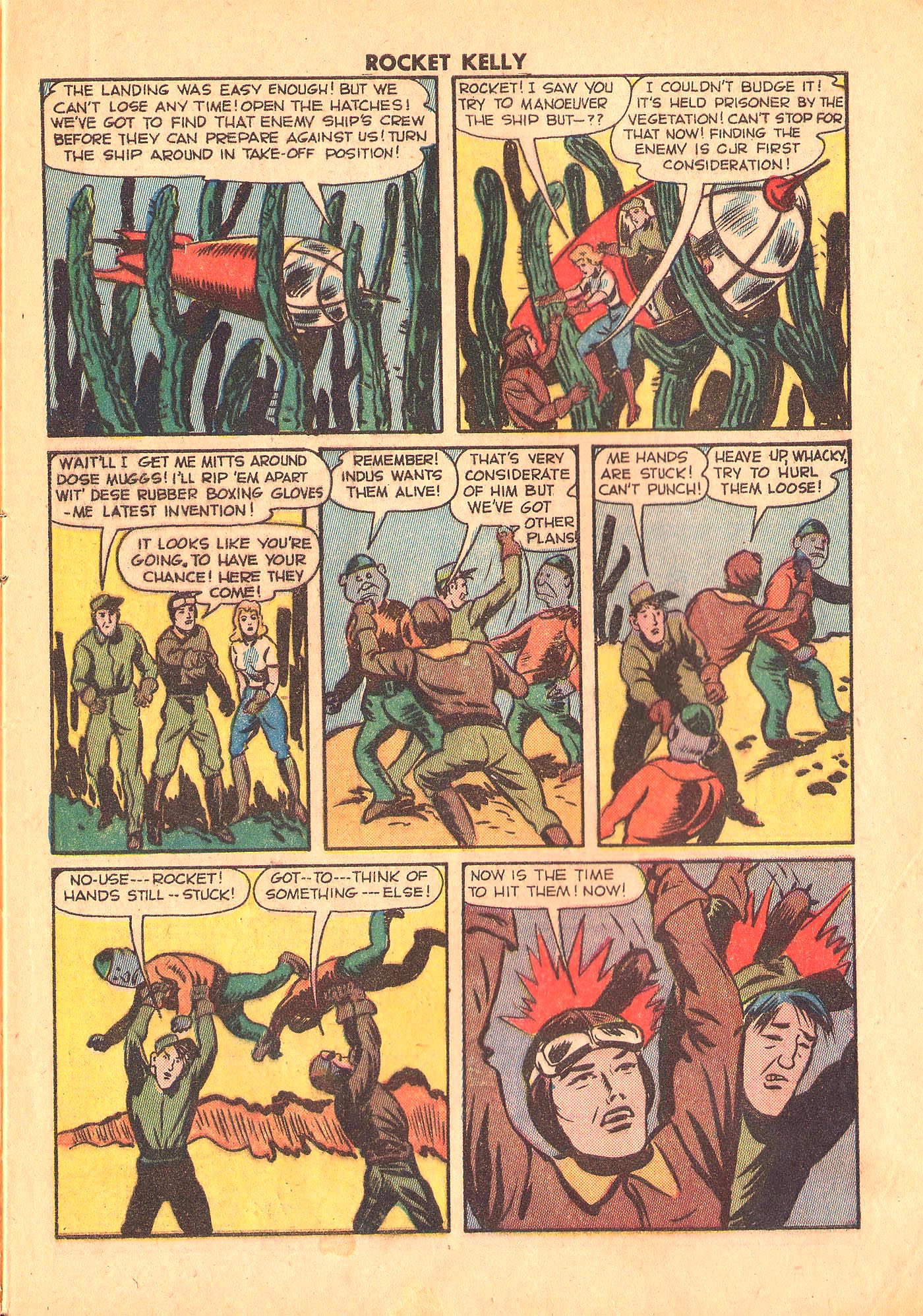 Read online Rocket Kelly (1945) comic -  Issue #1 - 9
