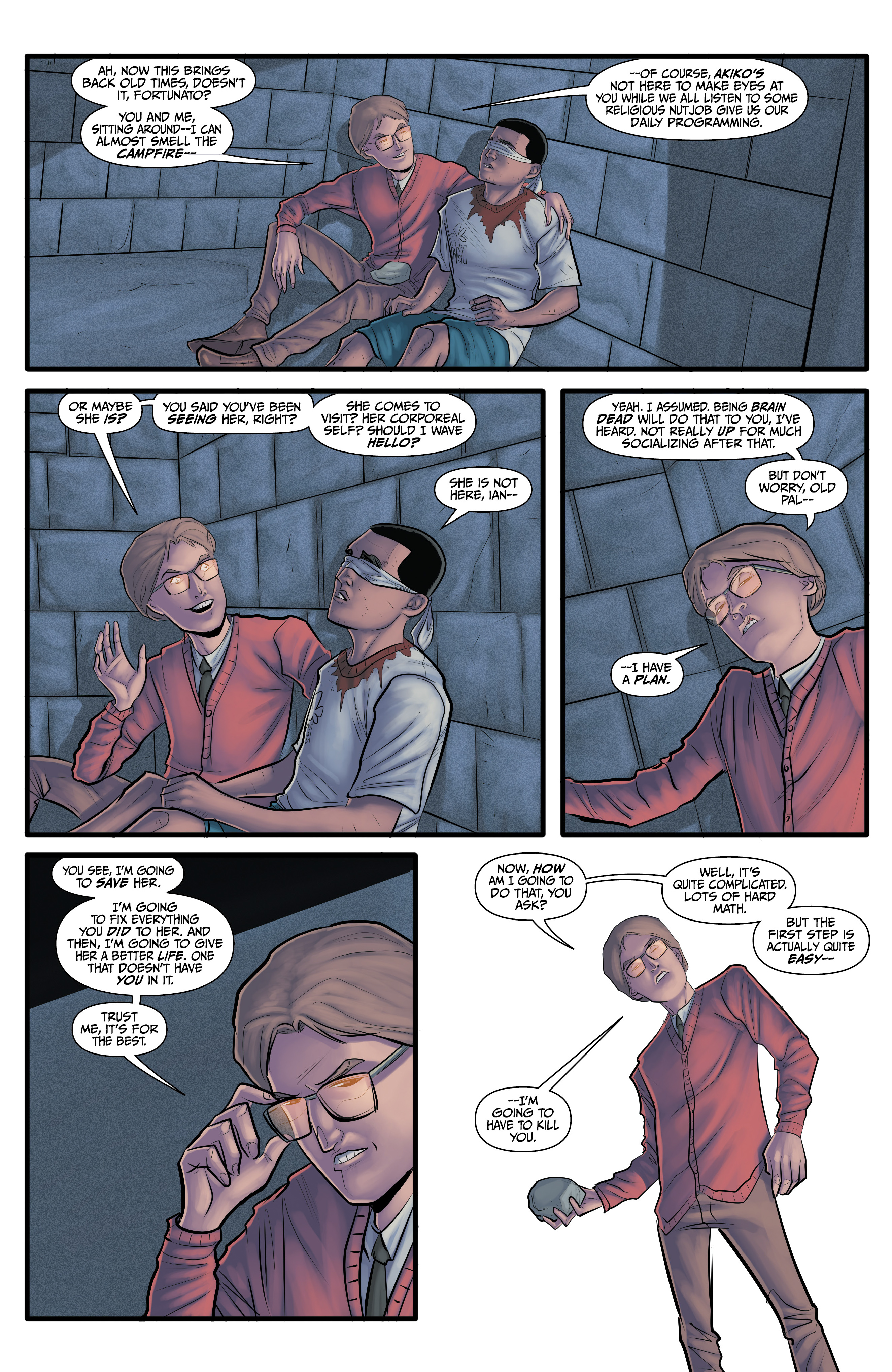 Read online Morning Glories comic -  Issue #50 - 20