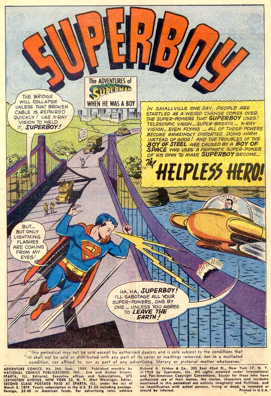 Read online Adventure Comics (1938) comic -  Issue #264 - 3