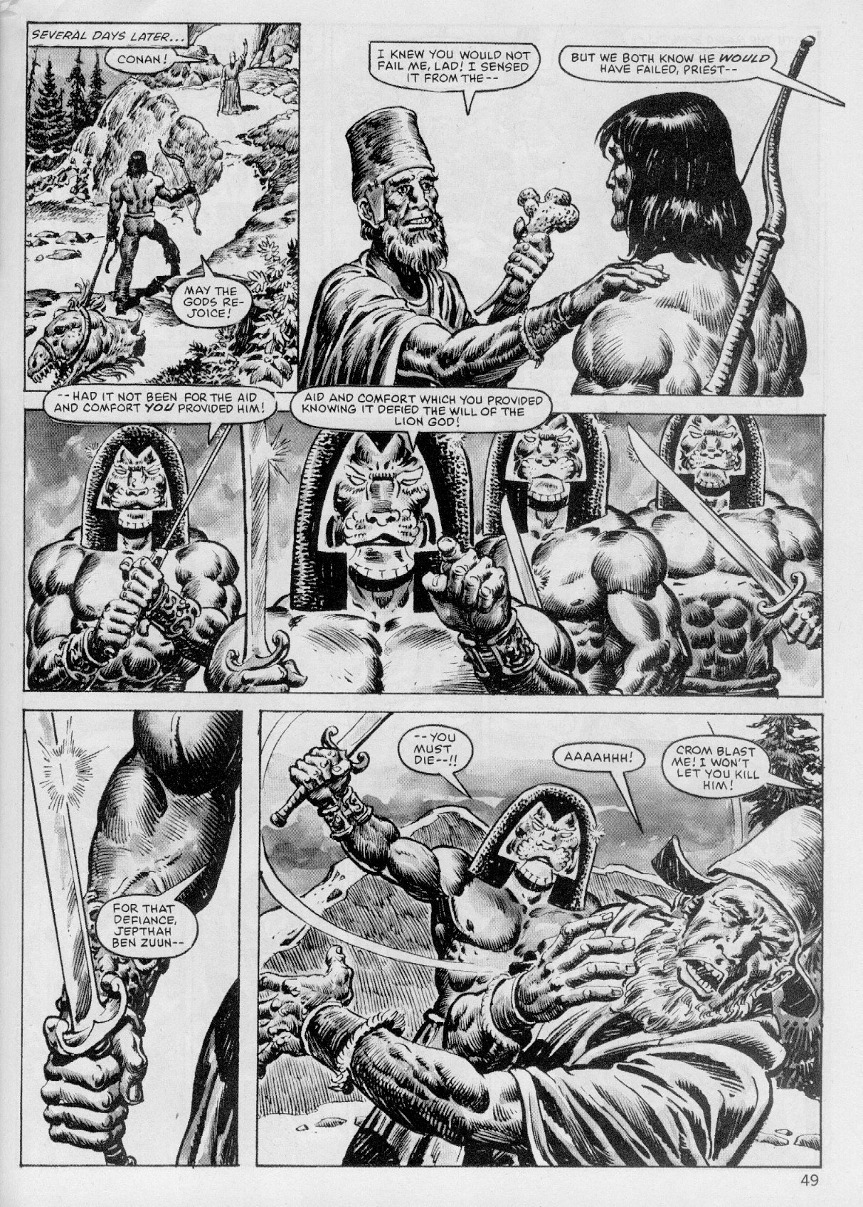 Read online The Savage Sword Of Conan comic -  Issue #102 - 49