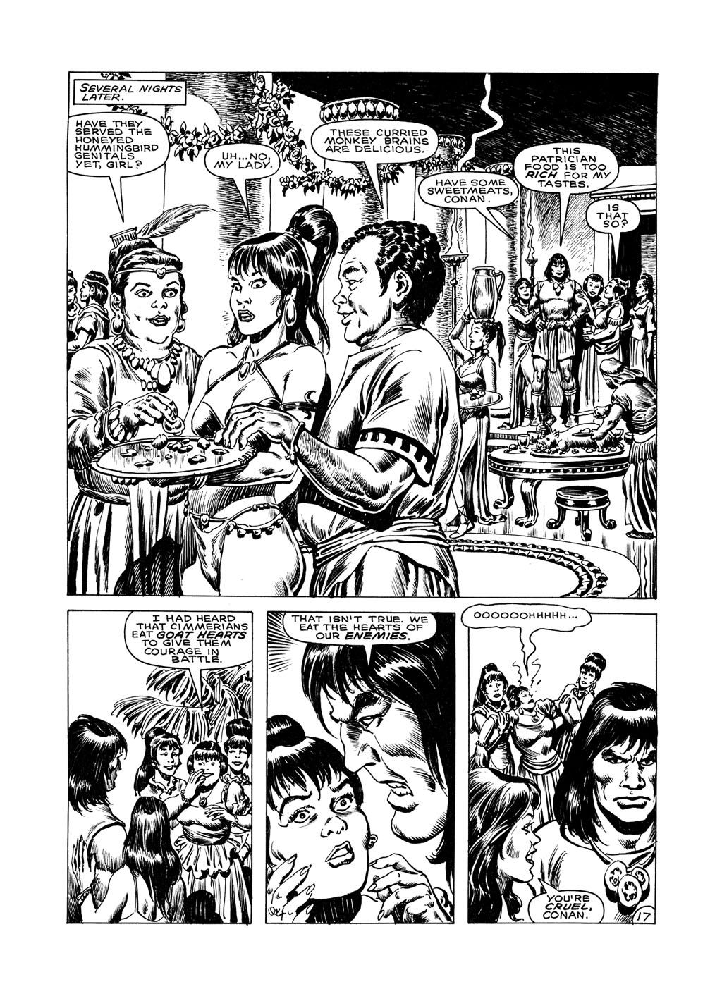 Read online The Savage Sword Of Conan comic -  Issue #147 - 21