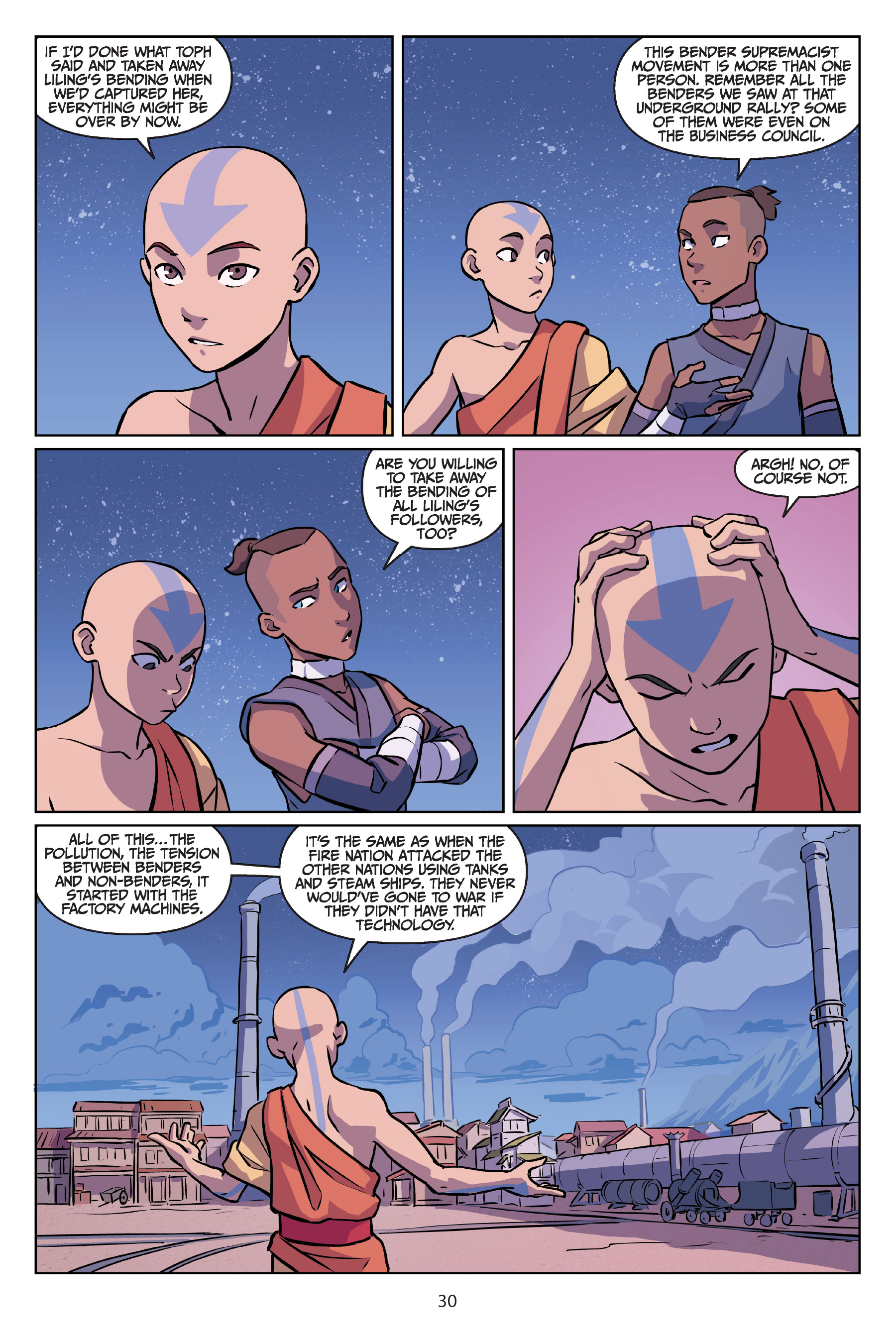 Read online Nickelodeon Avatar: The Last Airbender - Imbalance comic -  Issue # TPB 3 - 31