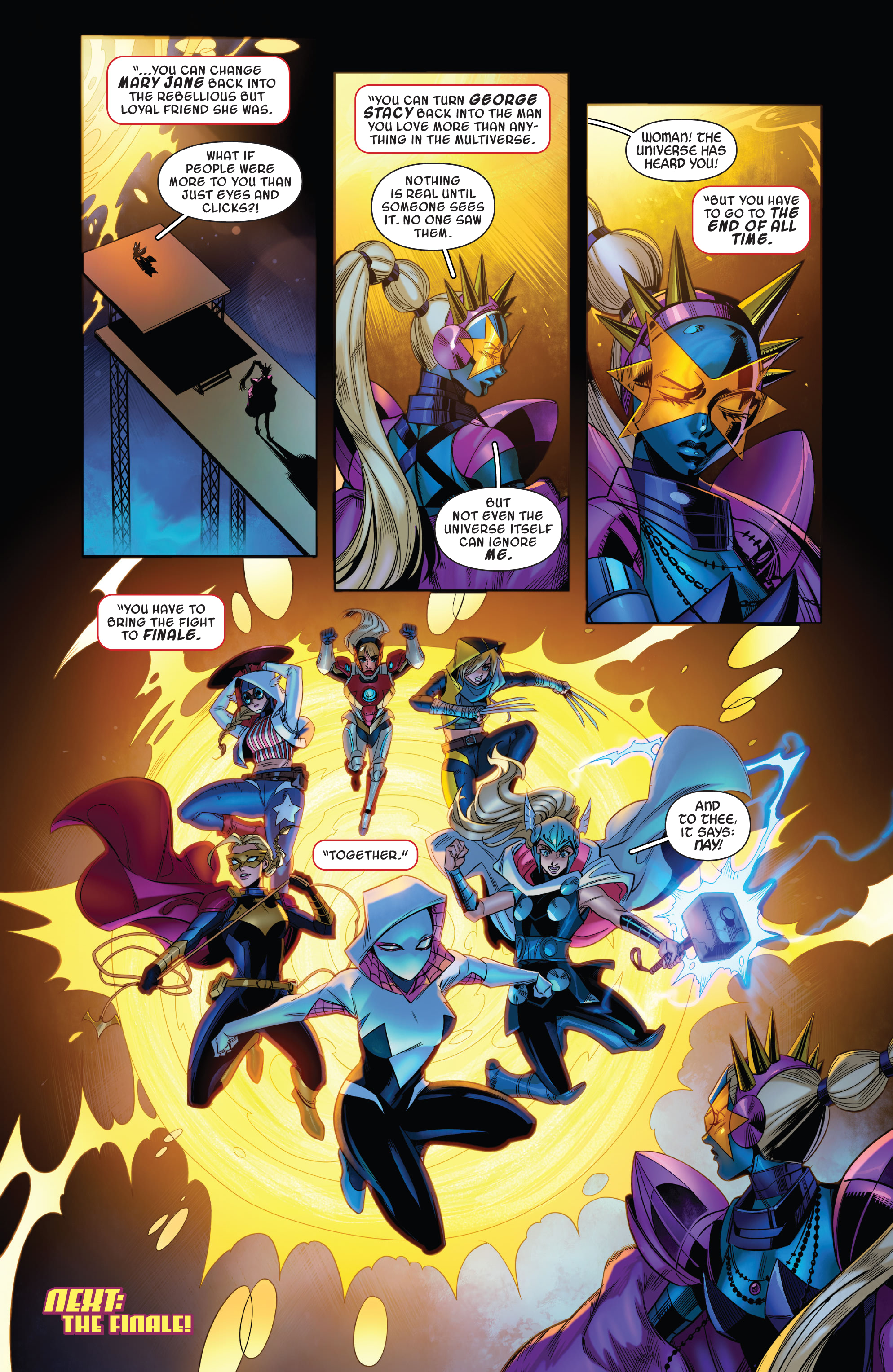 Read online Spider-Gwen: Gwenverse comic -  Issue #4 - 23