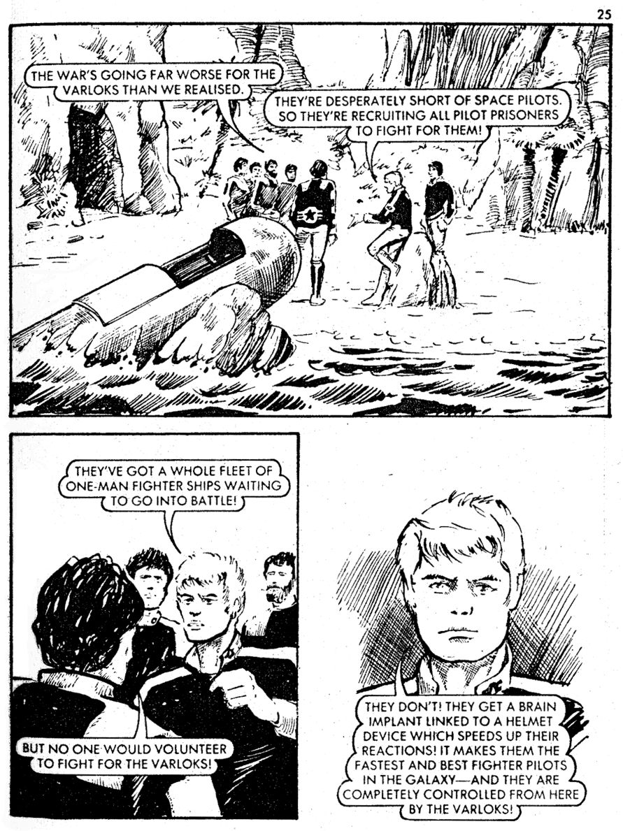 Read online Starblazer comic -  Issue #21 - 25