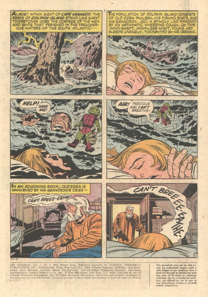 The Sandman (1974) Issue #1 #1 - English 2
