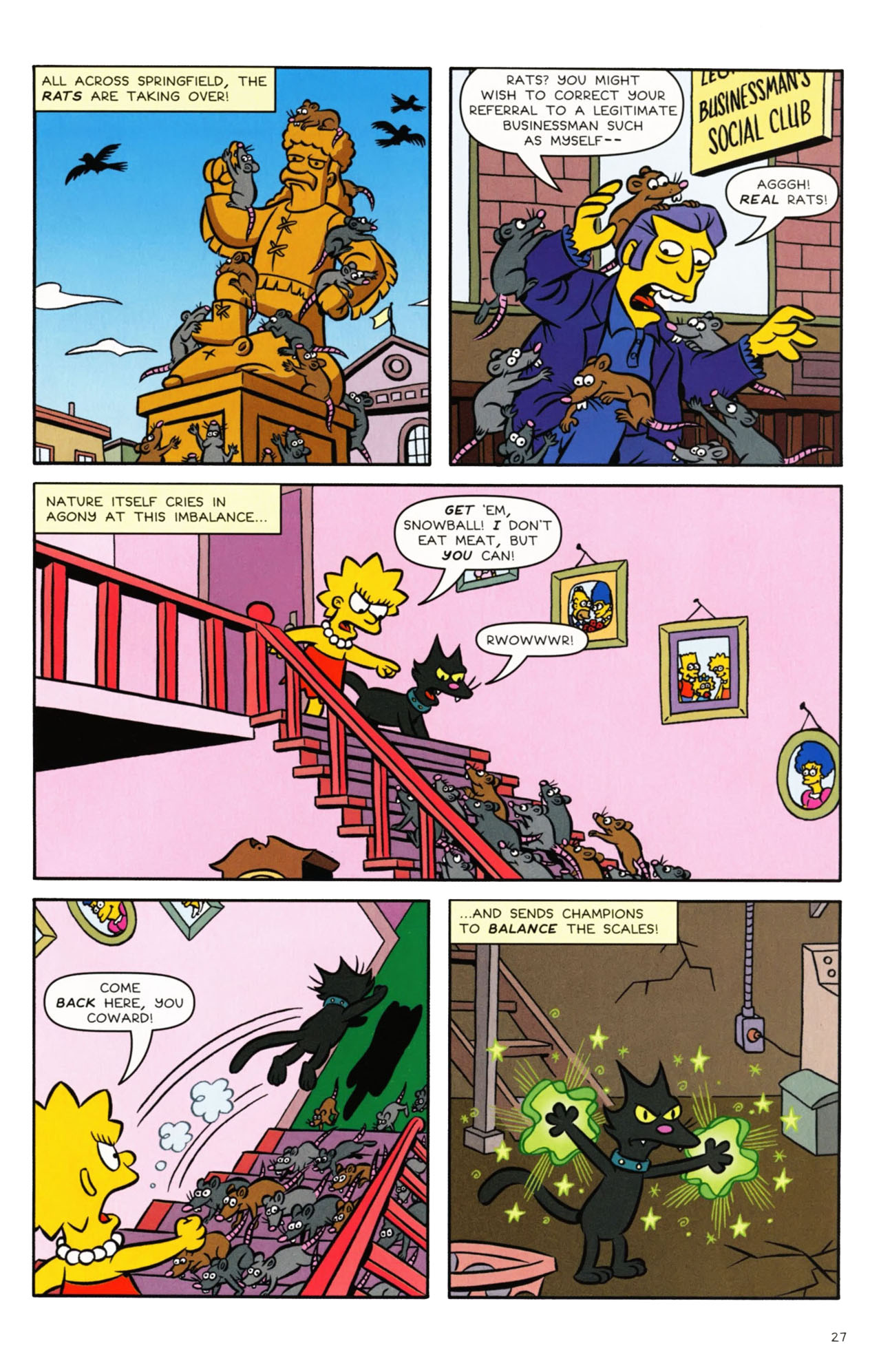 Read online Bongo Comics Presents Simpsons Super Spectacular comic -  Issue #10 - 29