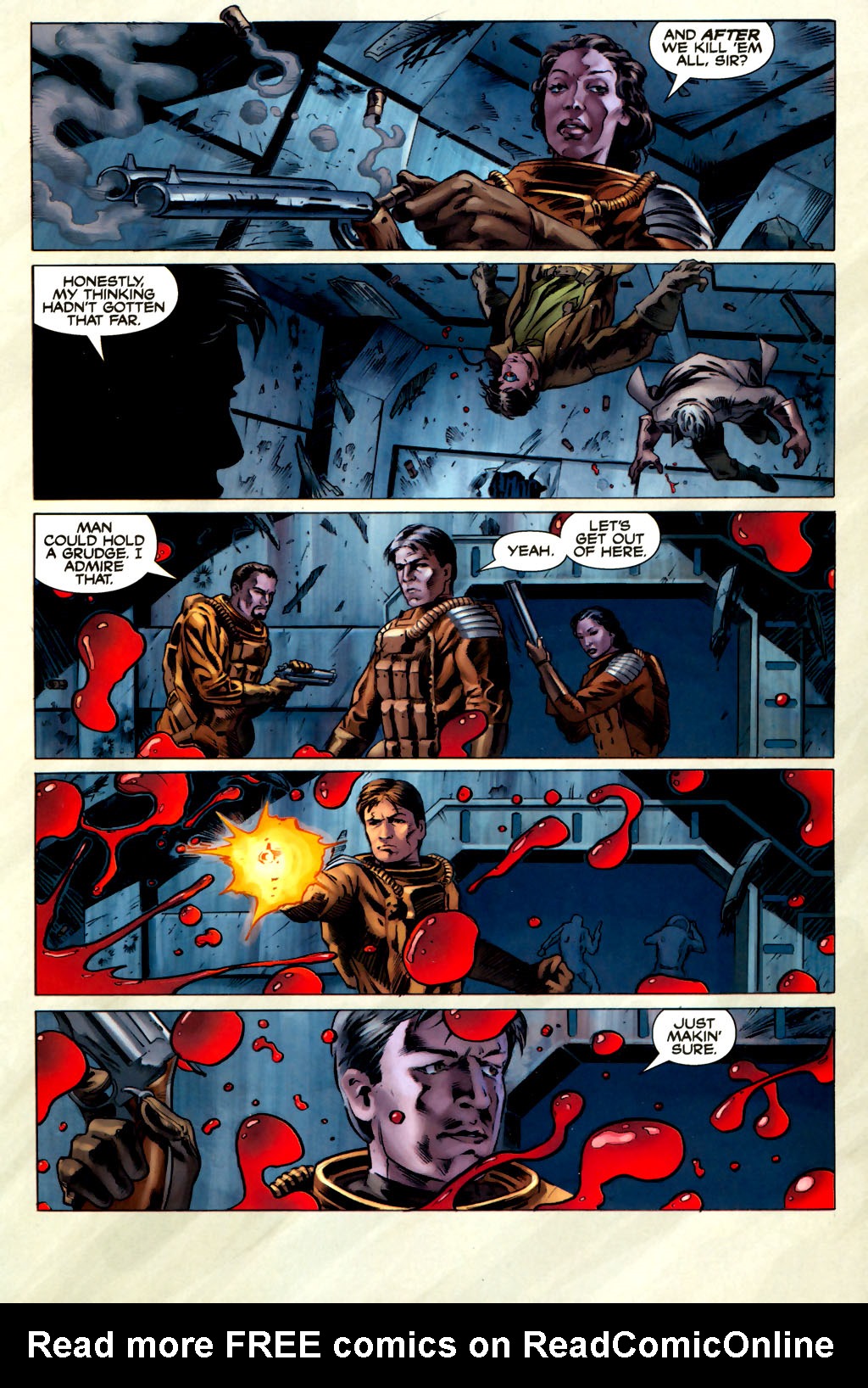 Read online Serenity comic -  Issue #3 - 17