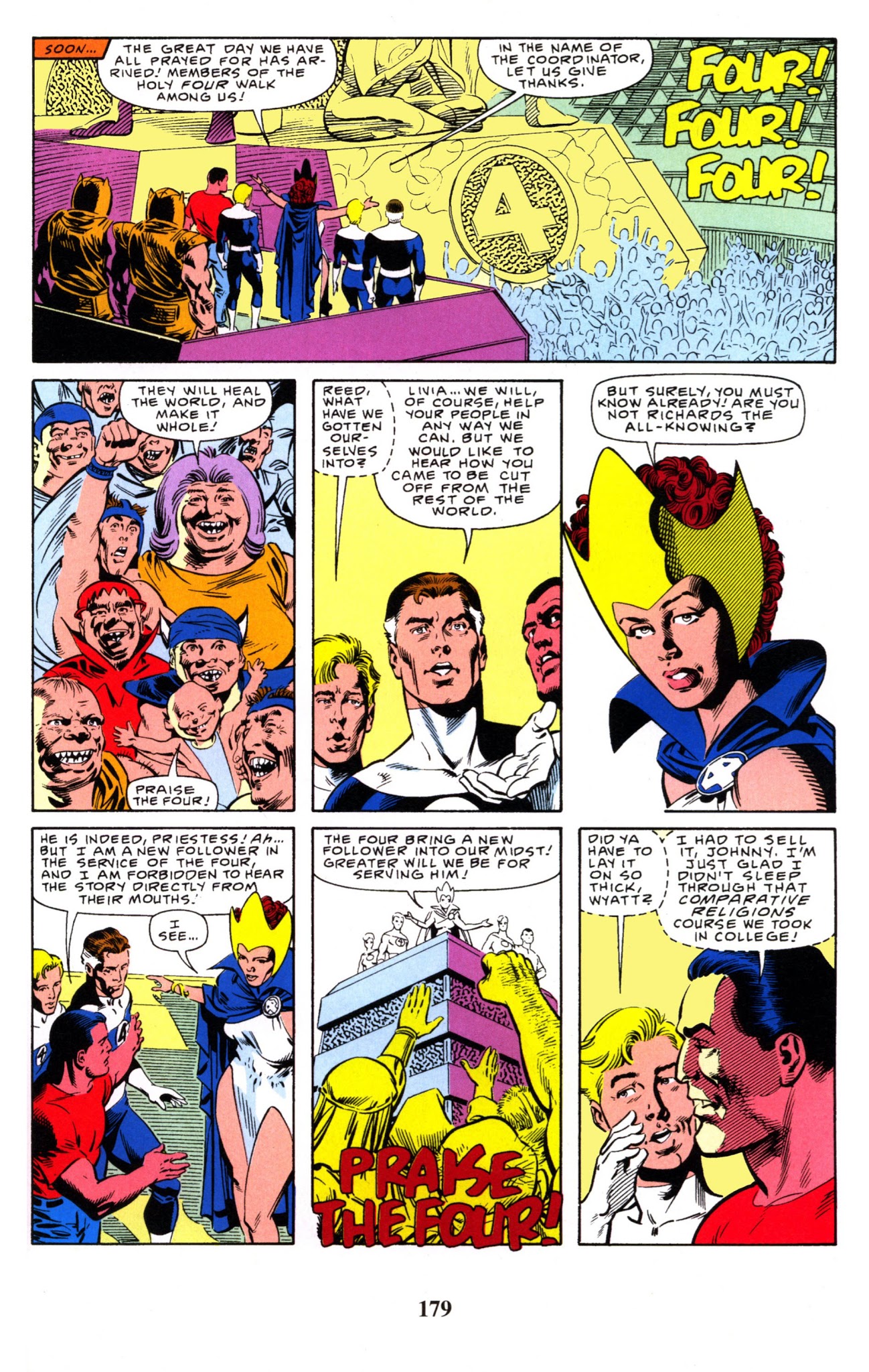 Read online Fantastic Four Visionaries: John Byrne comic -  Issue # TPB 8 - 179