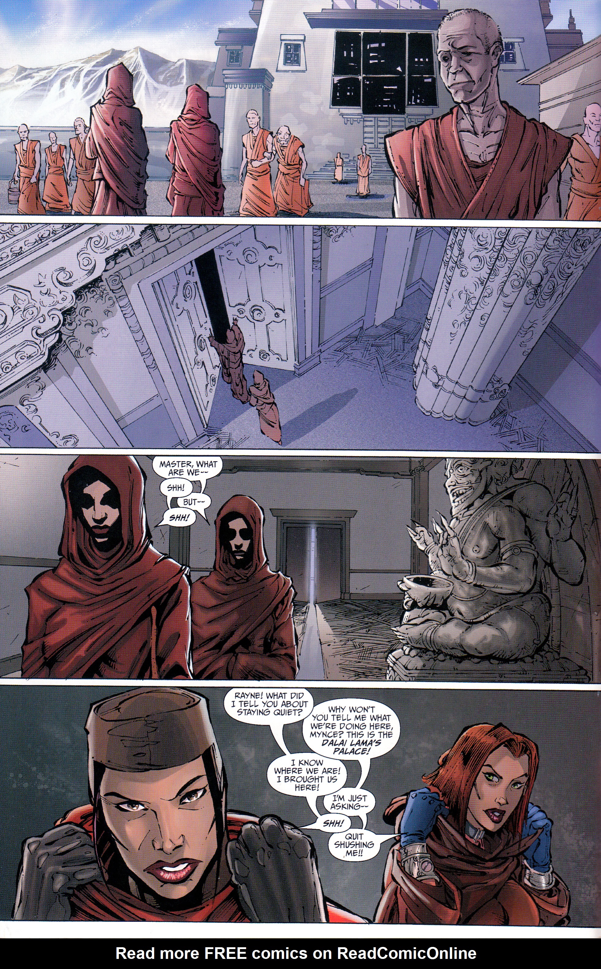 Read online BloodRayne: Tibetan Heights comic -  Issue # Full - 4