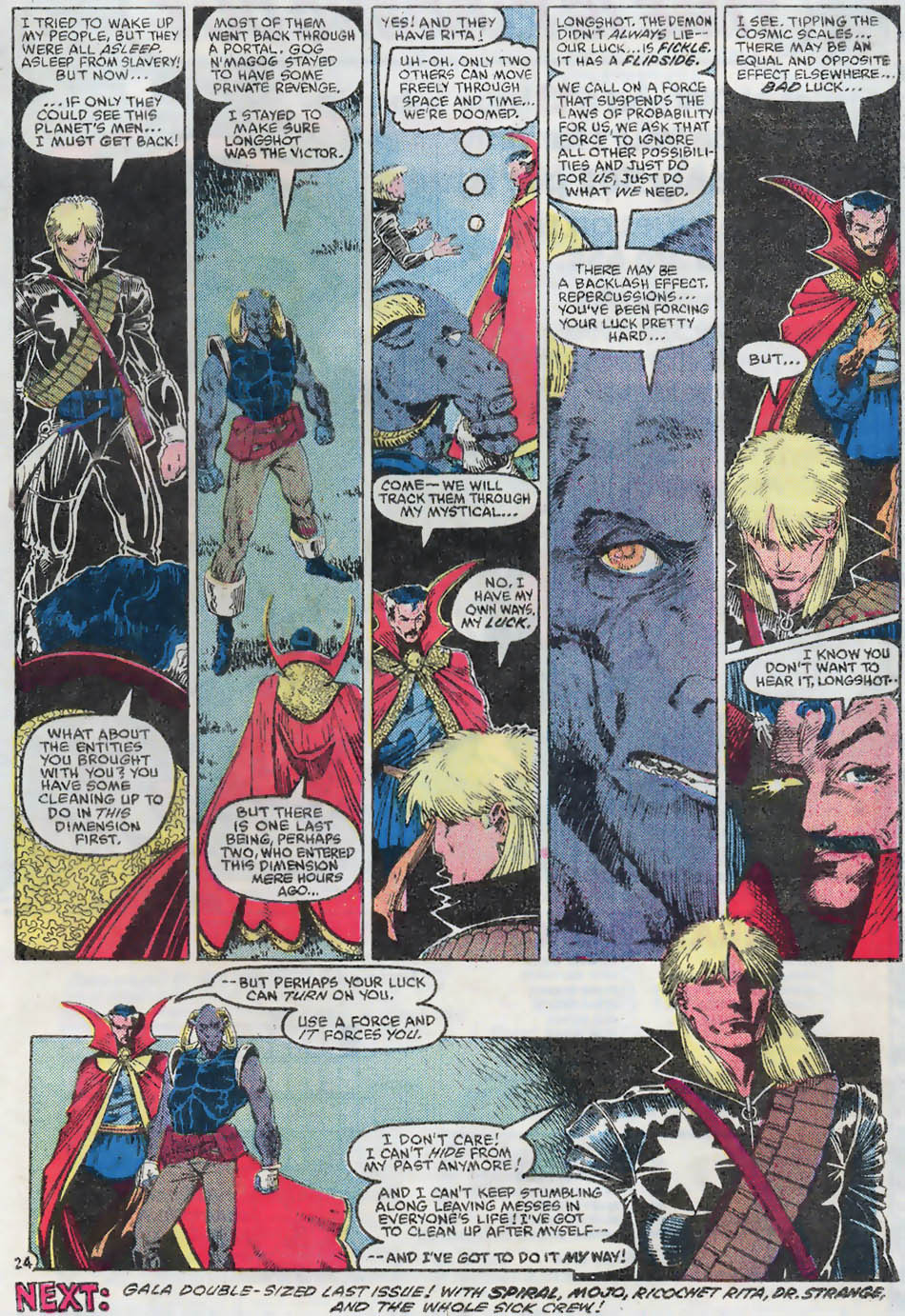 Read online Longshot (1985) comic -  Issue #5 - 24