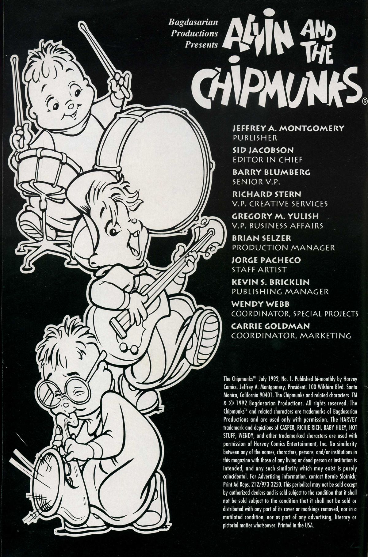 Read online Alvin and the Chipmunks comic -  Issue #1 - 2