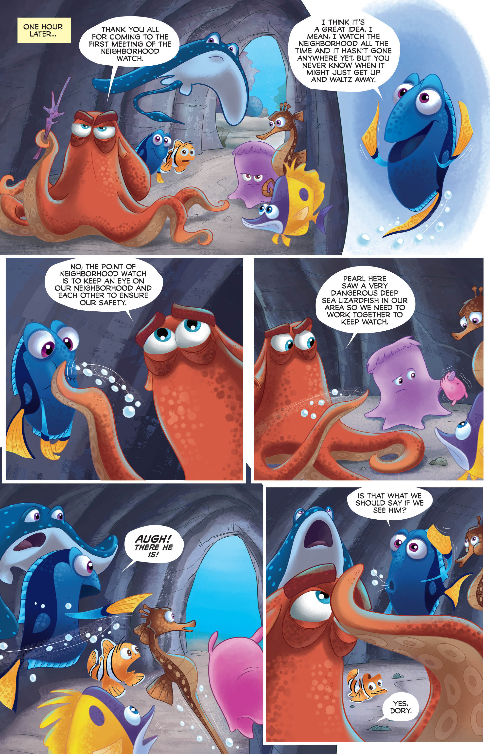 Read online Disney Pixar Finding Dory comic -  Issue #1 - 5