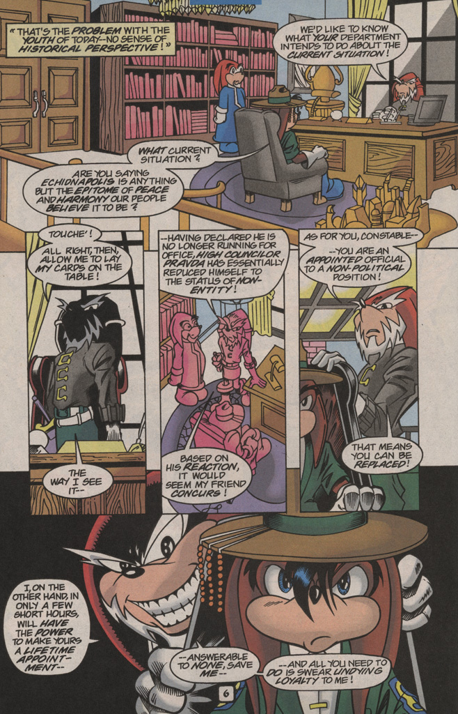 Read online Knuckles the Echidna comic -  Issue #24 - 10