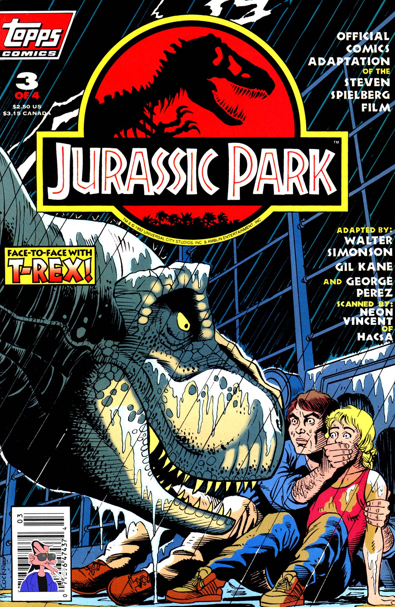 Read online Jurassic Park (1993) comic -  Issue #3 - 1