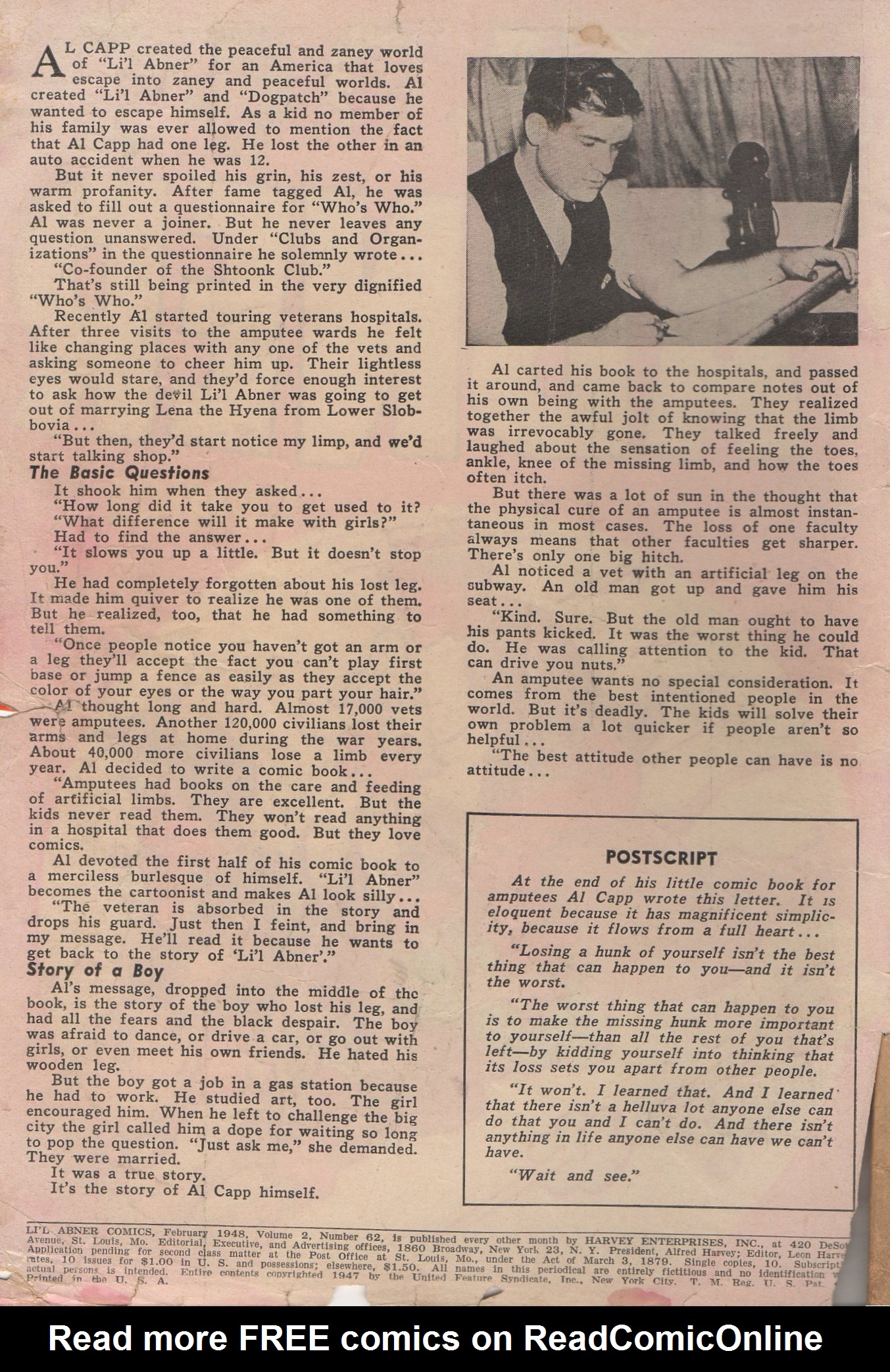 Read online Li'l Abner Comics comic -  Issue #62 - 2