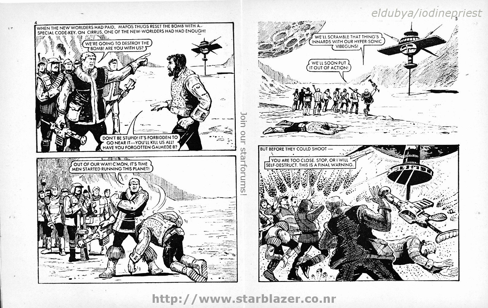 Read online Starblazer comic -  Issue #119 - 4