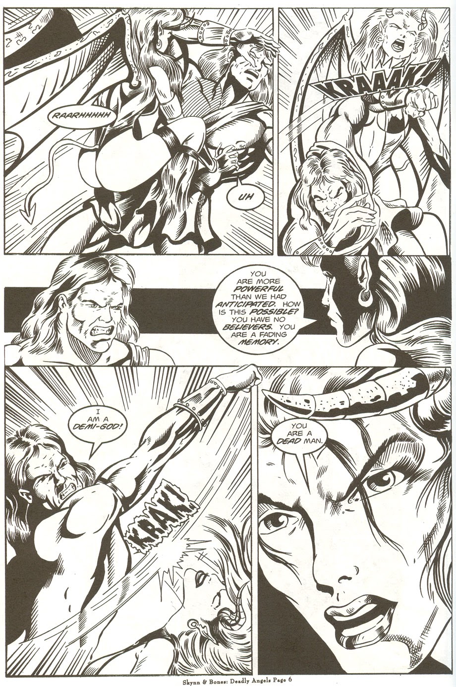 Read online Skynn & Bones: Deadly Angels comic -  Issue # Full - 8