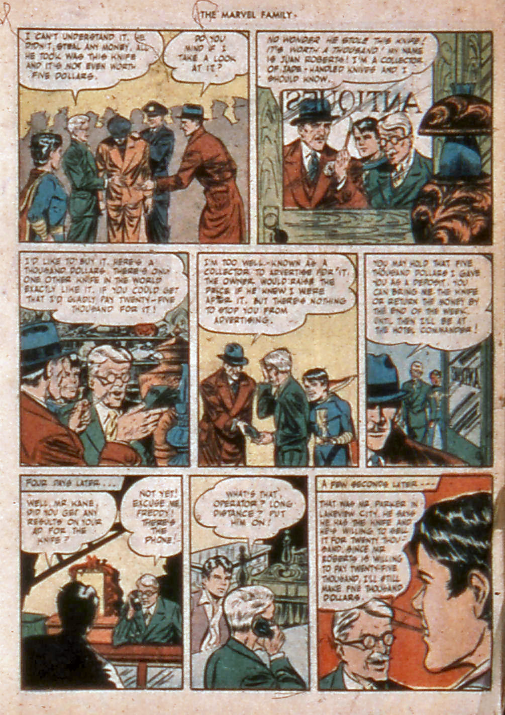 Read online The Marvel Family comic -  Issue #4 - 13