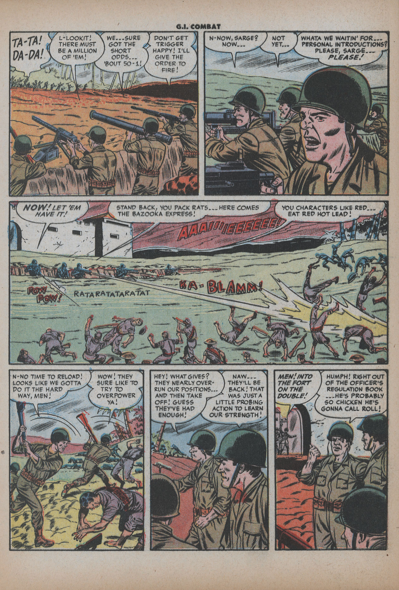 Read online G.I. Combat (1952) comic -  Issue #20 - 7