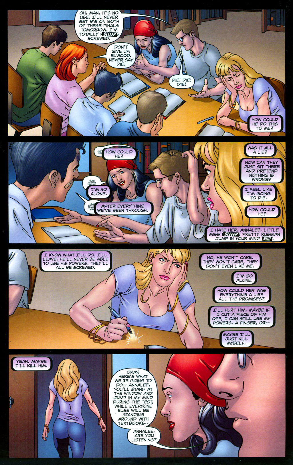 Read online Freshmen II: Fundamentals of Fear comic -  Issue #6 - 2