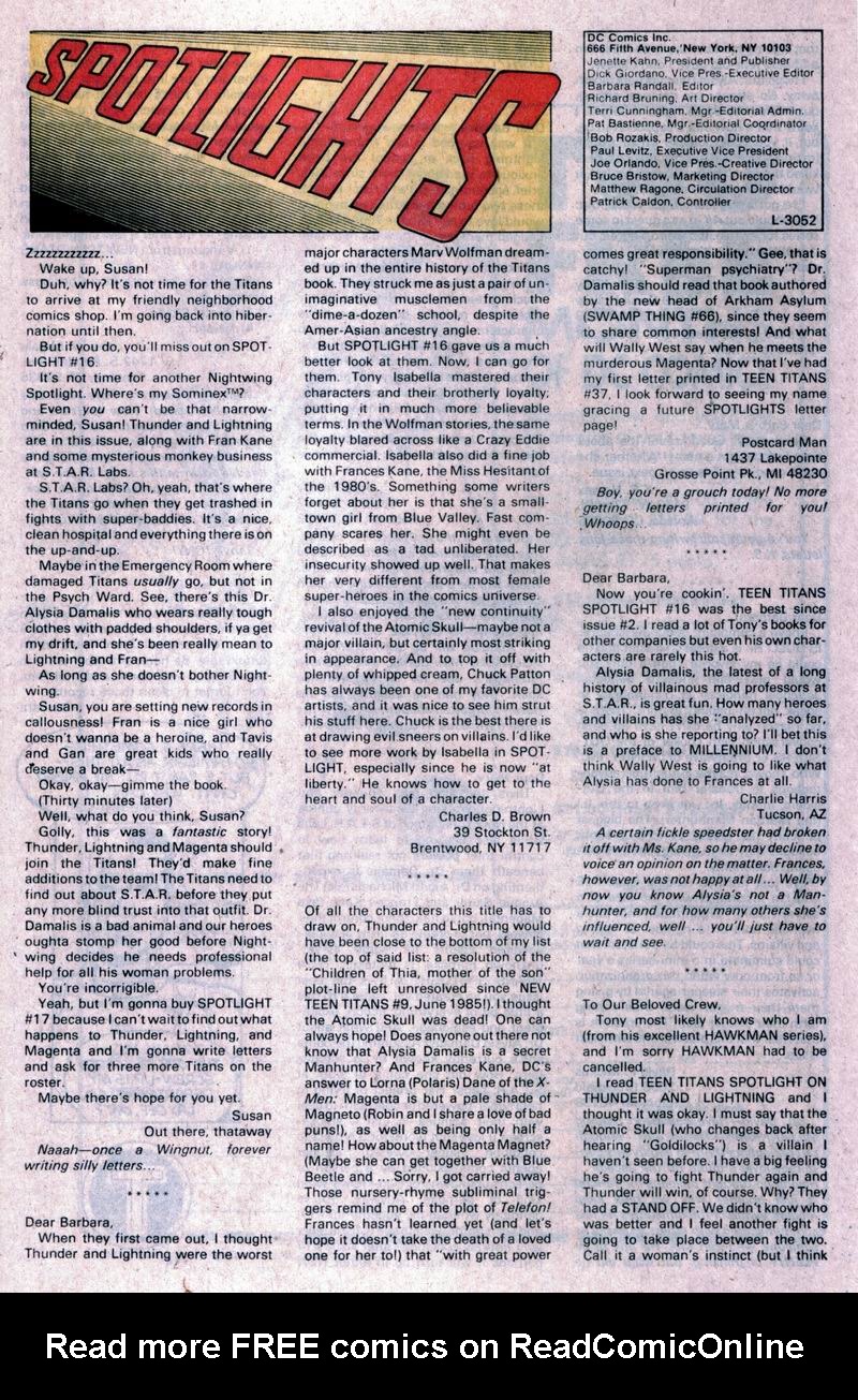 Read online Teen Titans Spotlight comic -  Issue #20 - 24