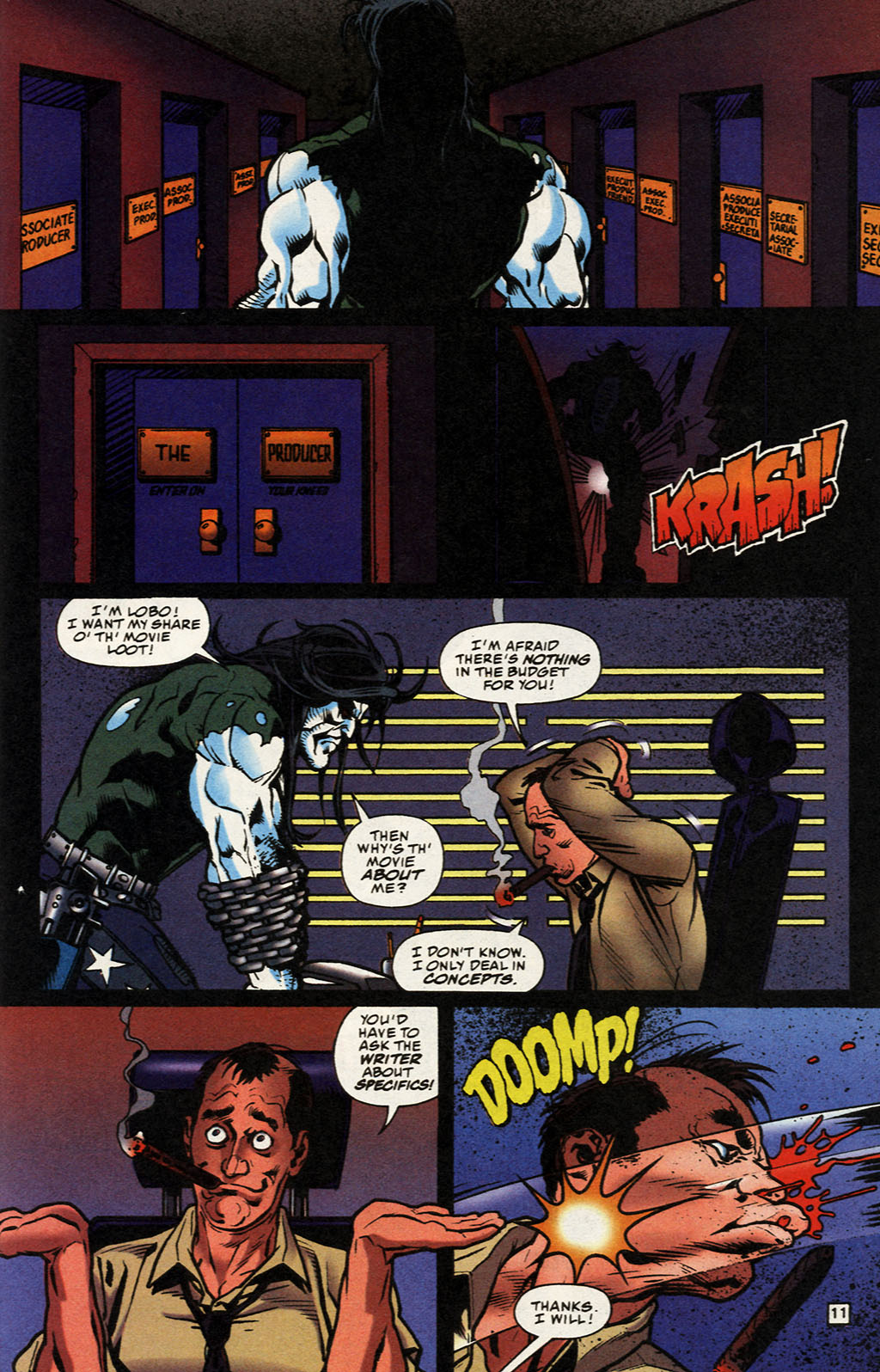 Read online Lobo Goes to Hollywood comic -  Issue # Full - 12