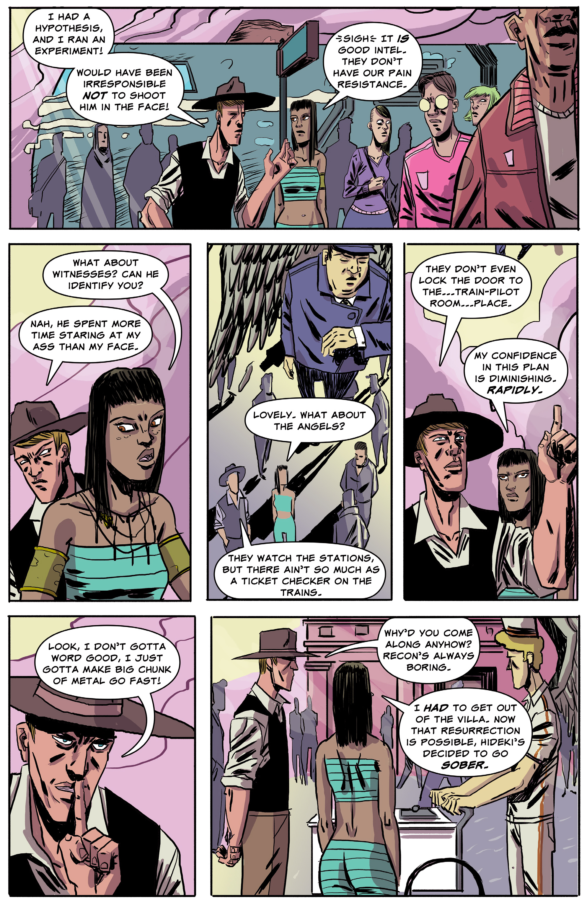 Read online Heavenly Blues comic -  Issue #5 - 8