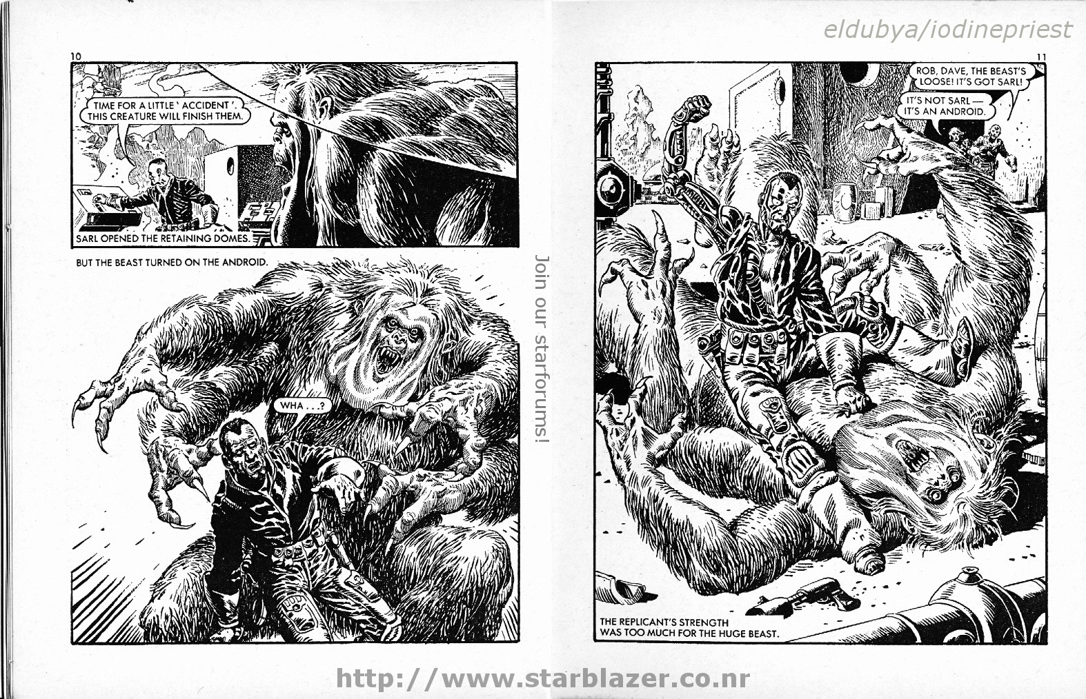Read online Starblazer comic -  Issue #144 - 7