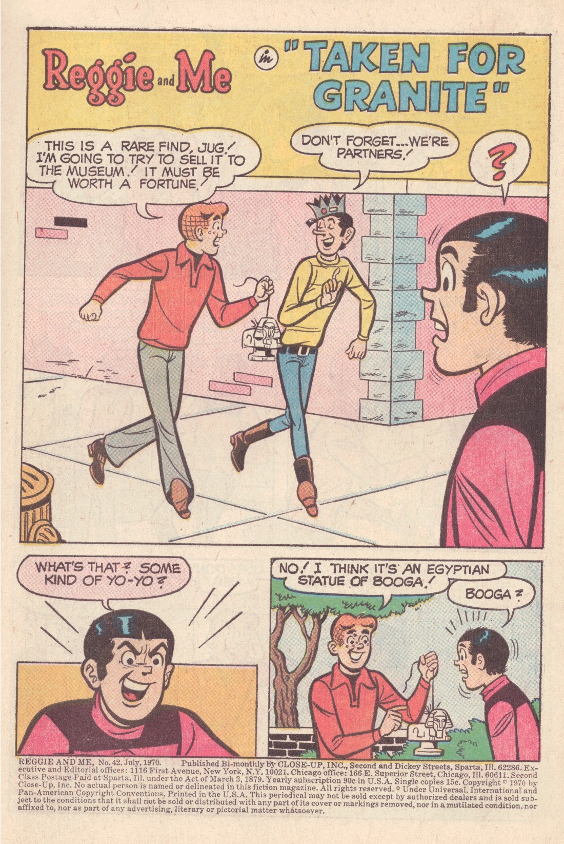 Read online Reggie and Me (1966) comic -  Issue #42 - 3