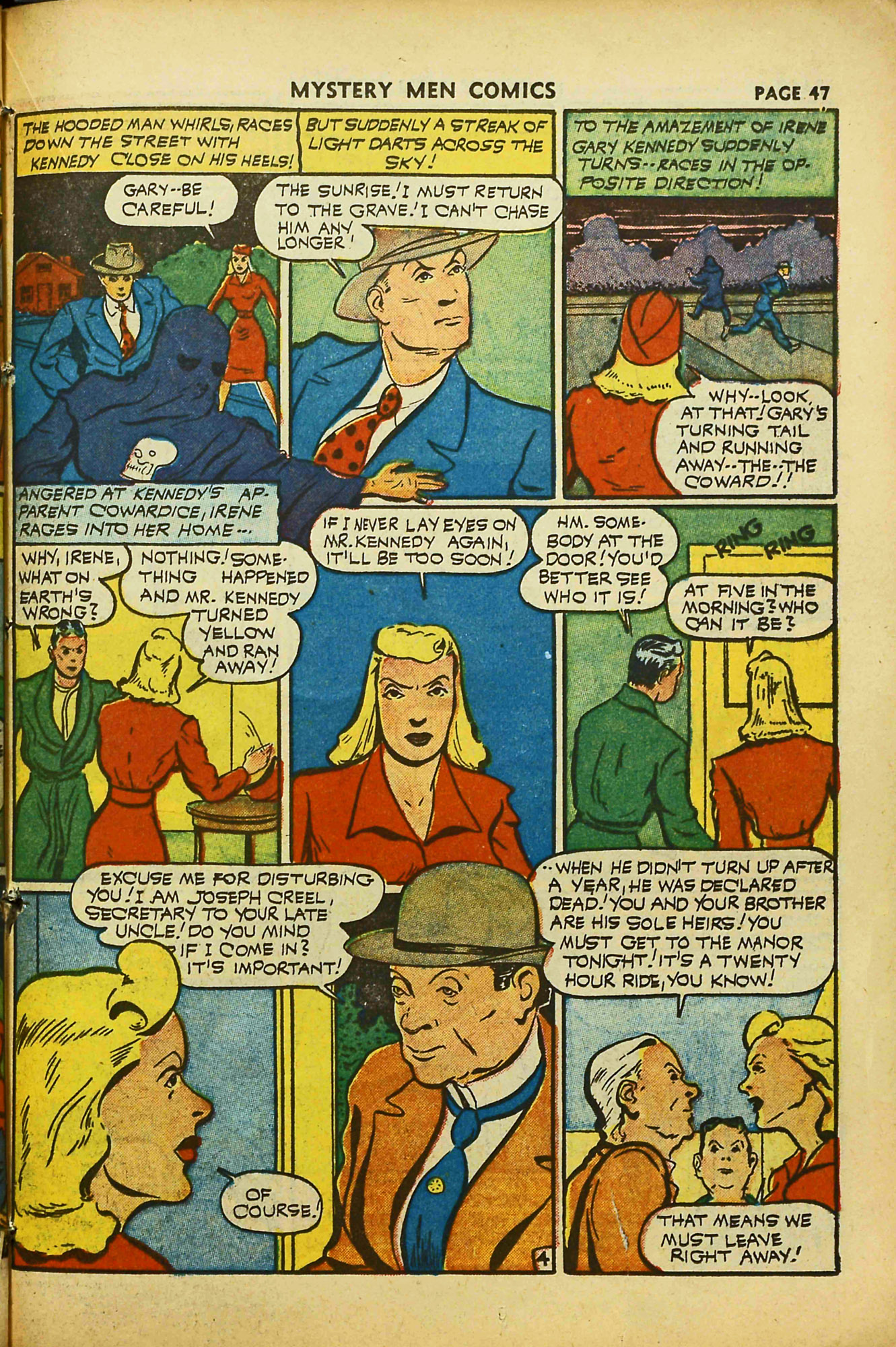 Read online Mystery Men Comics comic -  Issue #29 - 48