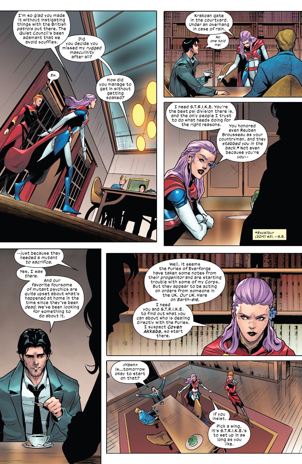 Betsy Braddock: Captain Britain issue 1 - Page 24