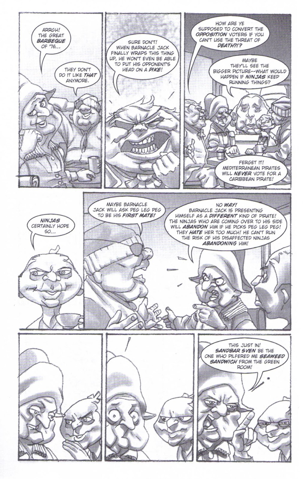Pirates vs Ninjas: Debate in '08 issue Full - Page 10