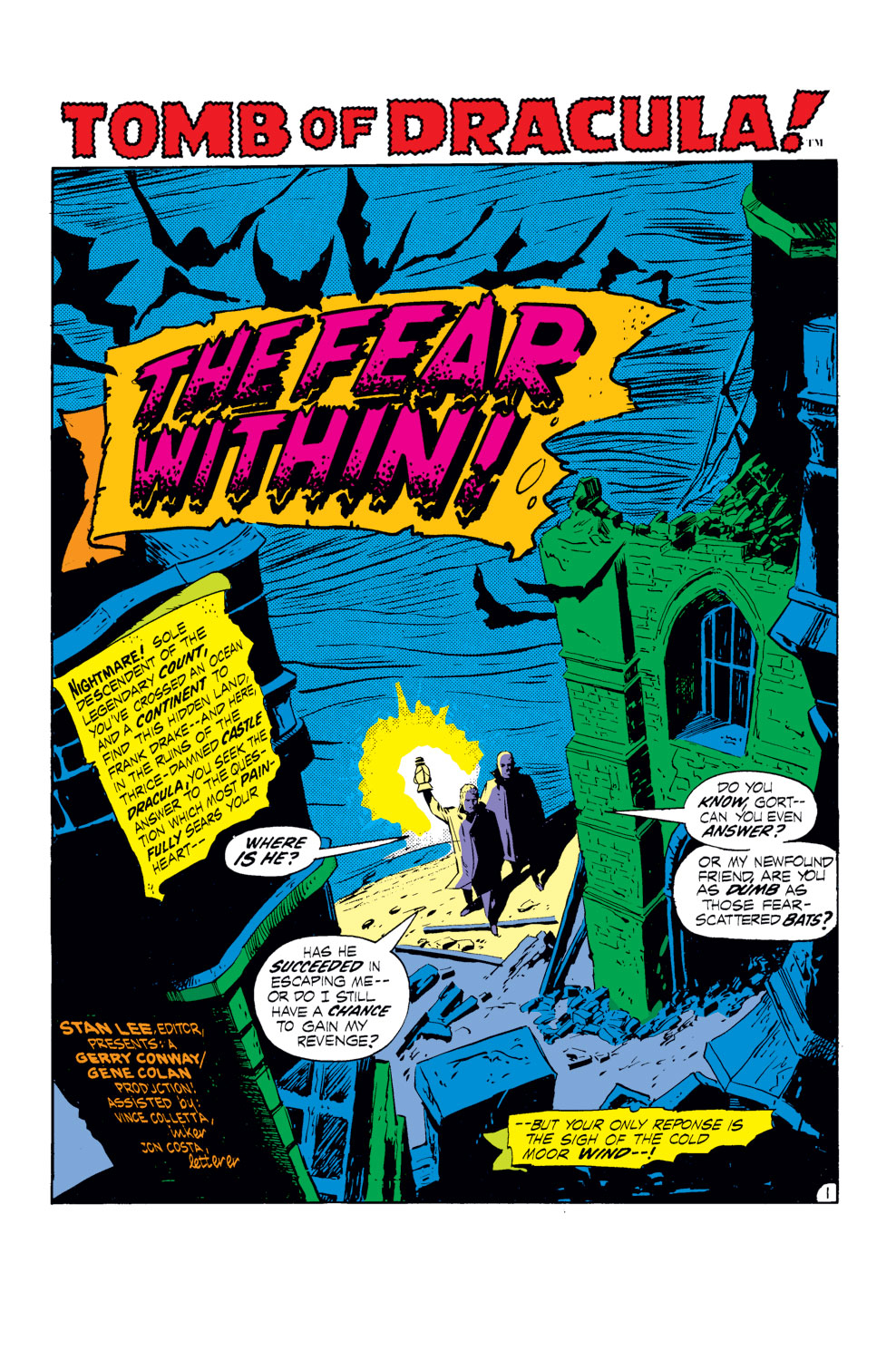 Read online Tomb of Dracula (1972) comic -  Issue #2 - 2