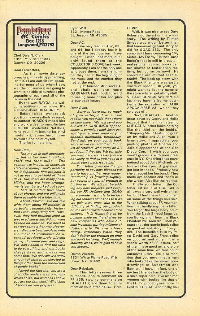 Read online Femforce comic -  Issue #67 - 24