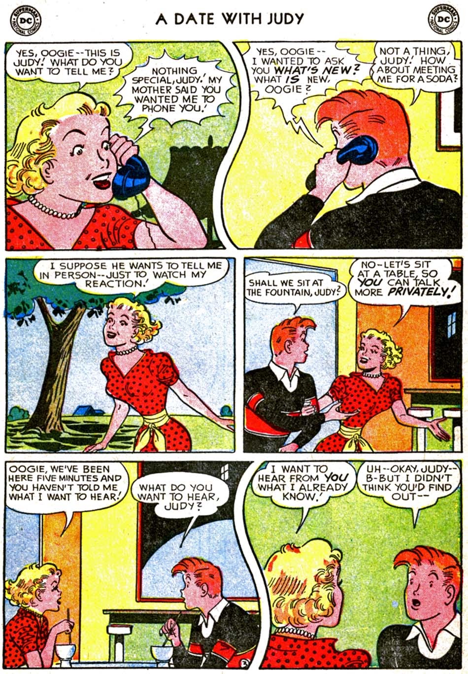Read online A Date with Judy comic -  Issue #32 - 5