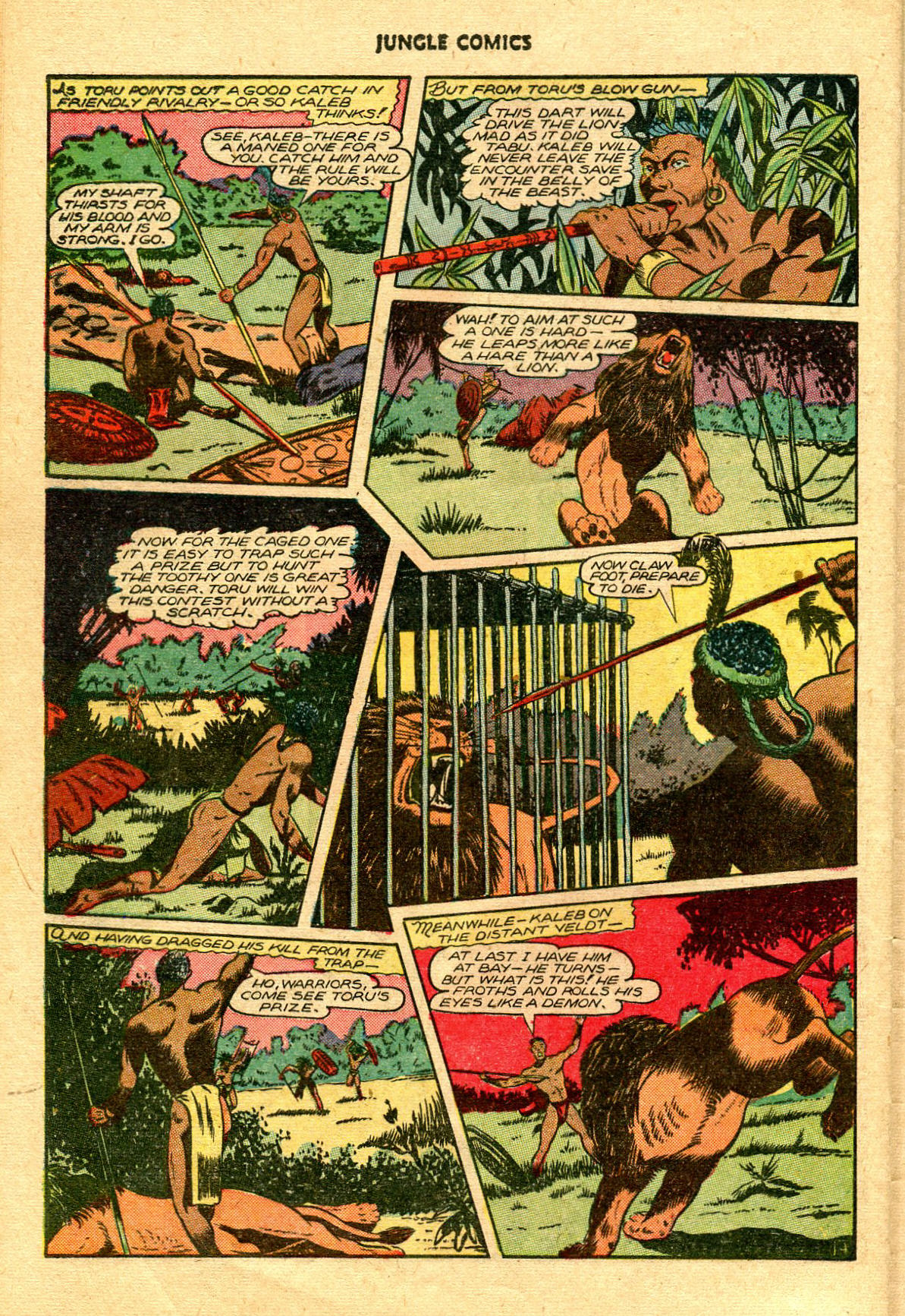 Read online Jungle Comics comic -  Issue #75 - 40