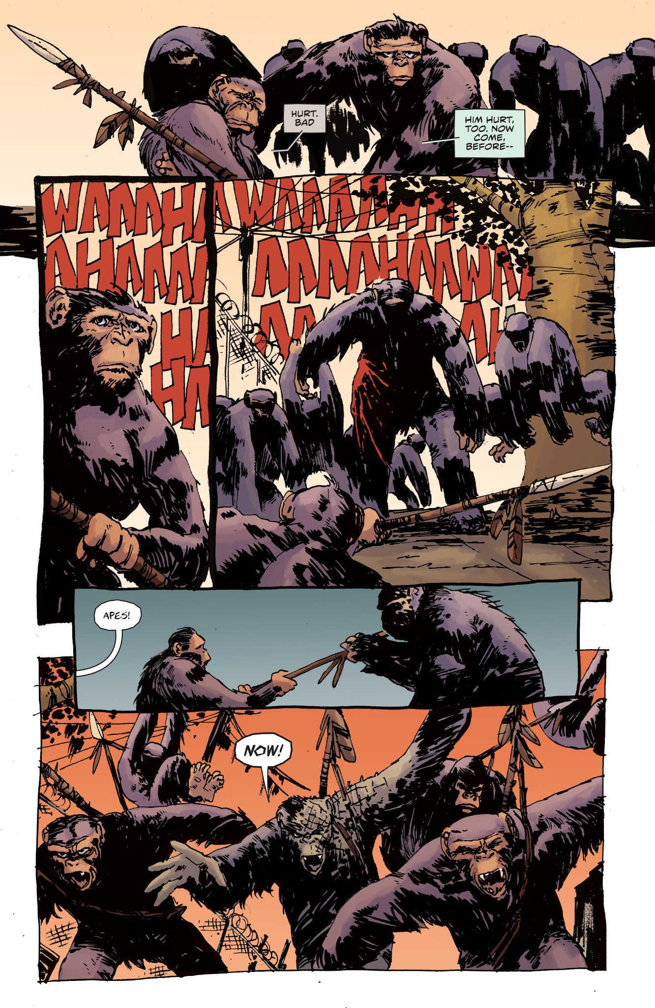 Read online Dawn of the Planet of the Apes comic -  Issue # TPB - 57