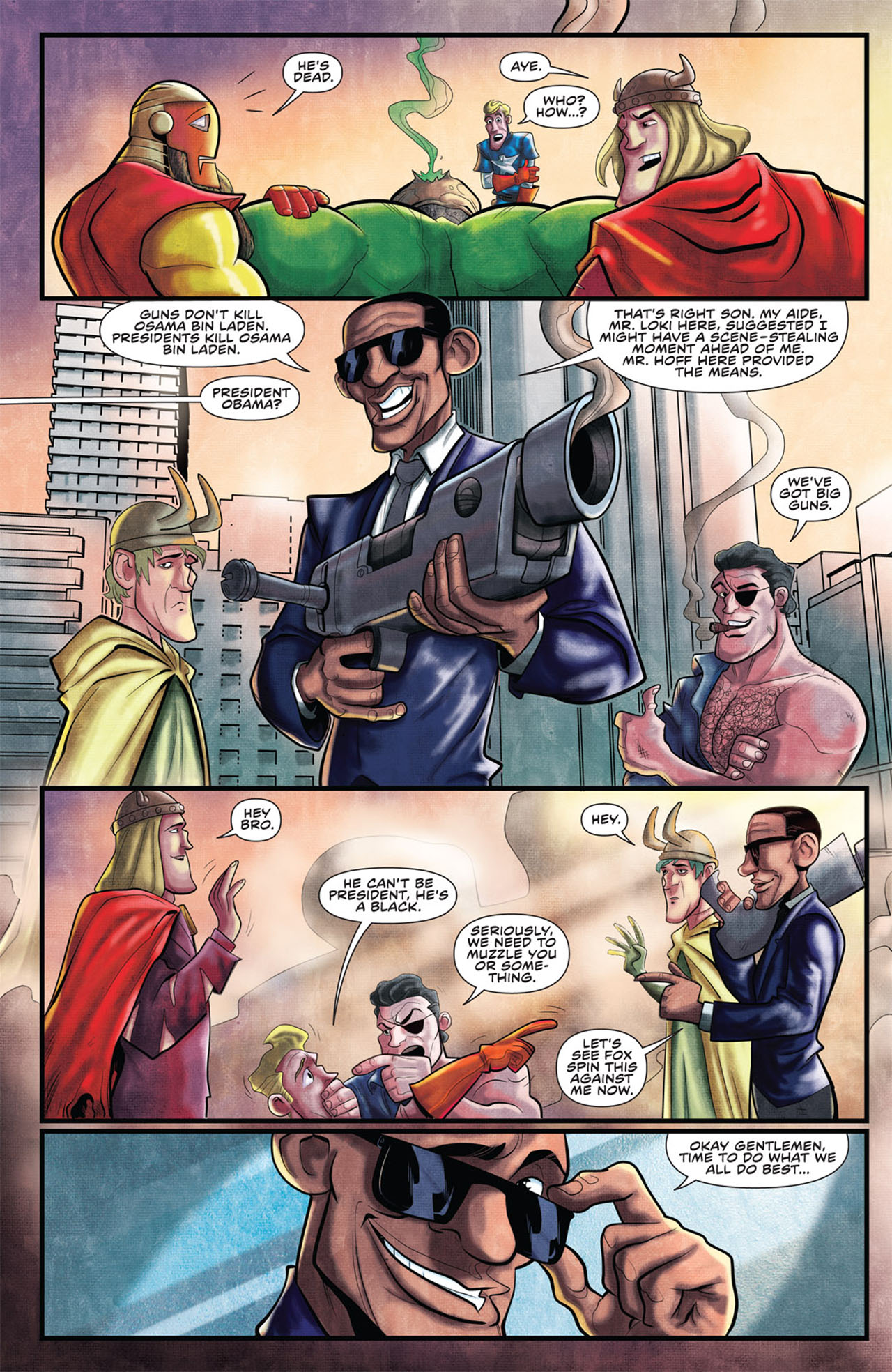 Read online Rich Johnston's The Avengefuls comic -  Issue # Full - 26
