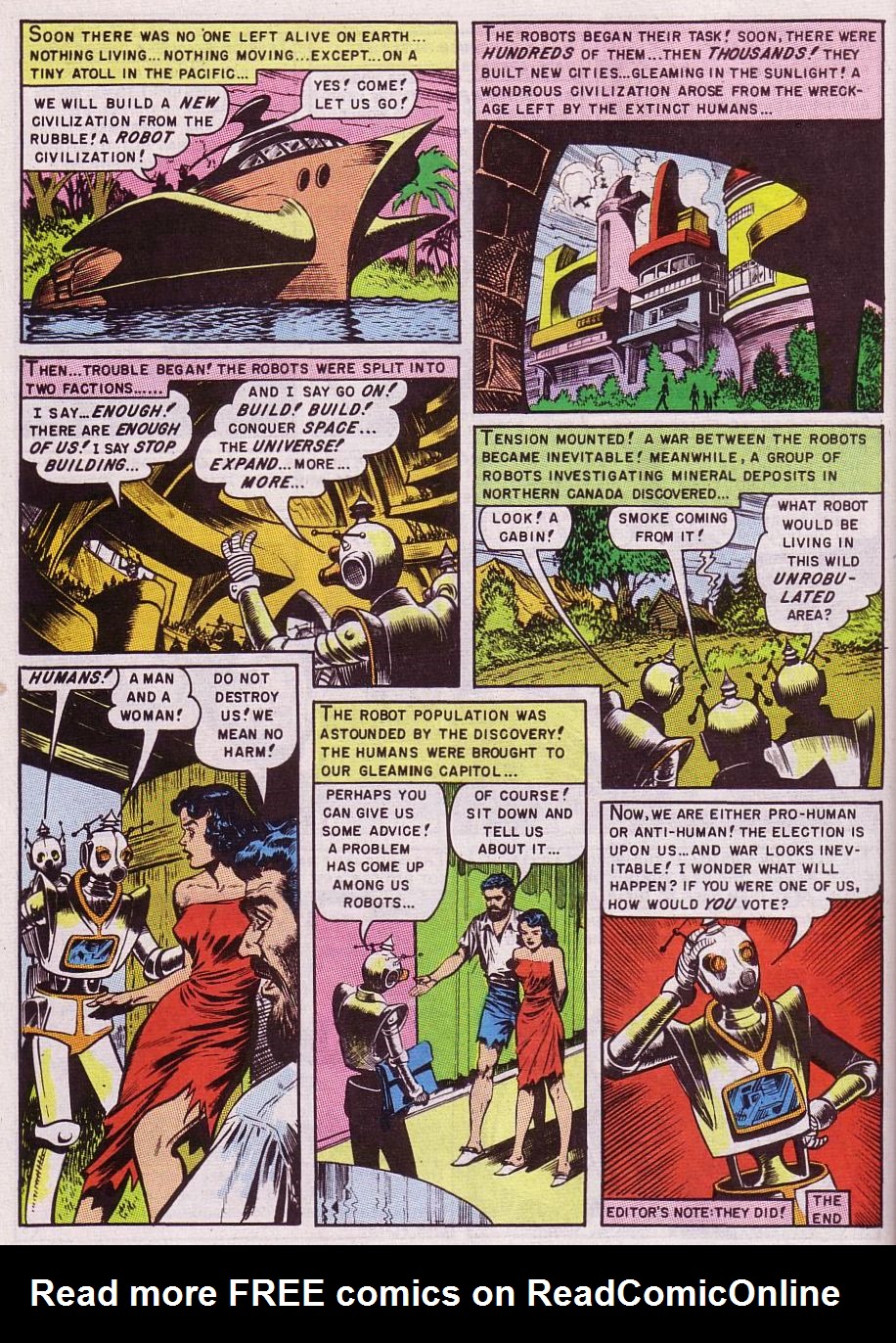 Read online Weird Fantasy (1951) comic -  Issue #6 - 23