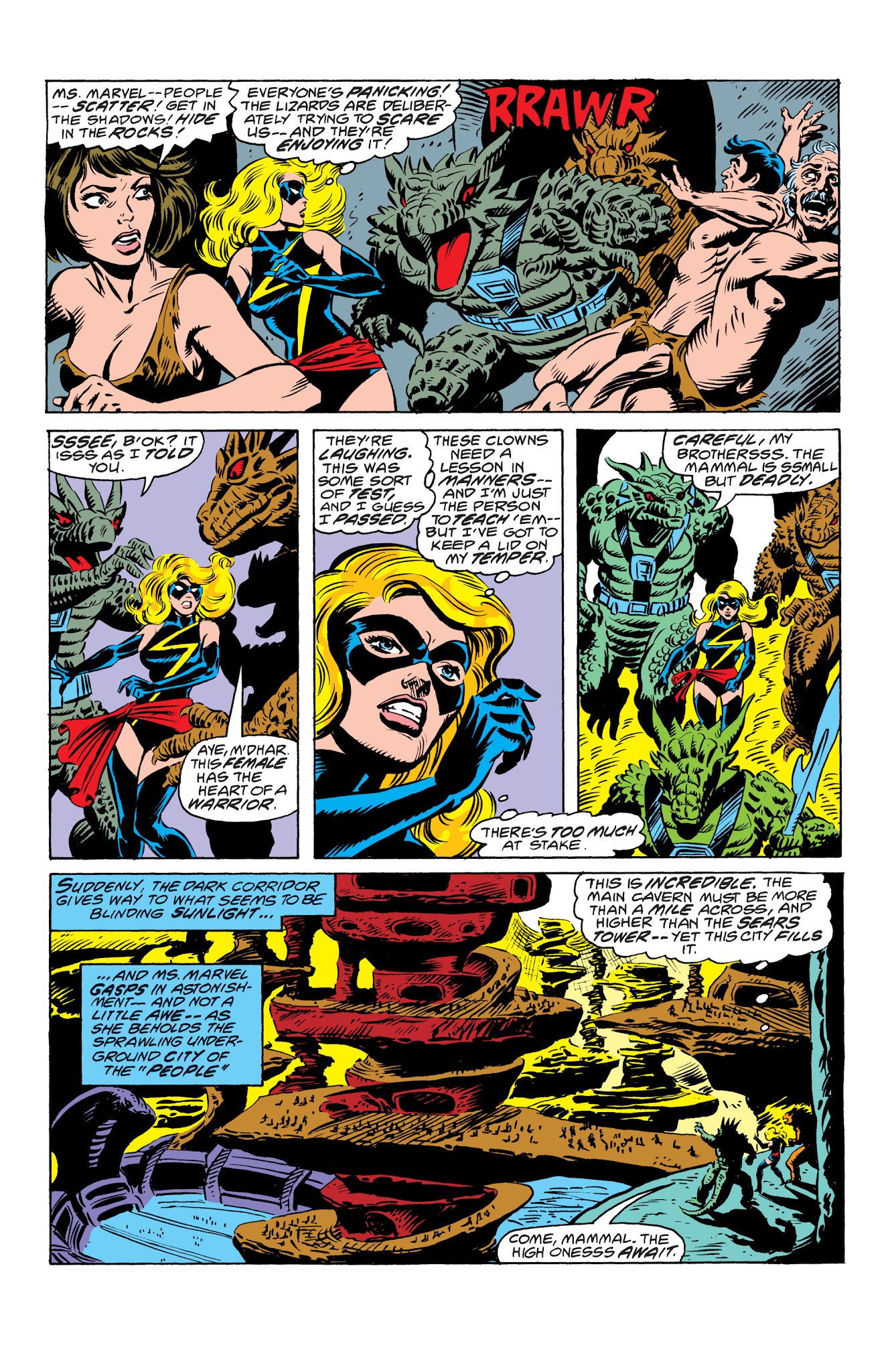 Read online Marvel Masterworks: Ms. Marvel comic -  Issue # TPB 2 - 121