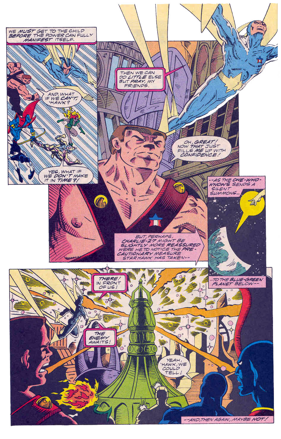 Read online Guardians of the Galaxy (1990) comic -  Issue # _Annual 1 - 23