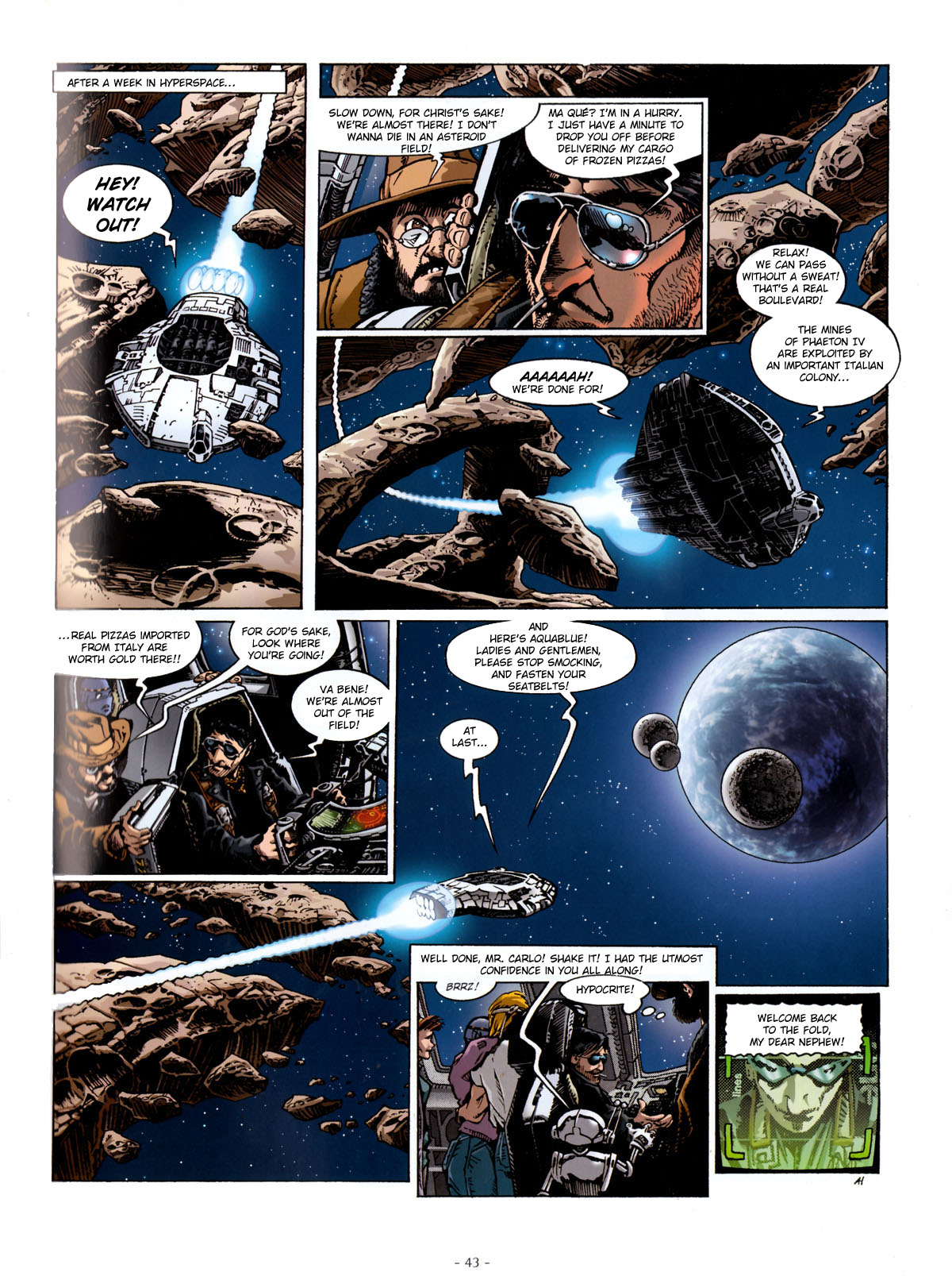 Read online Aquablue comic -  Issue #2 - 44