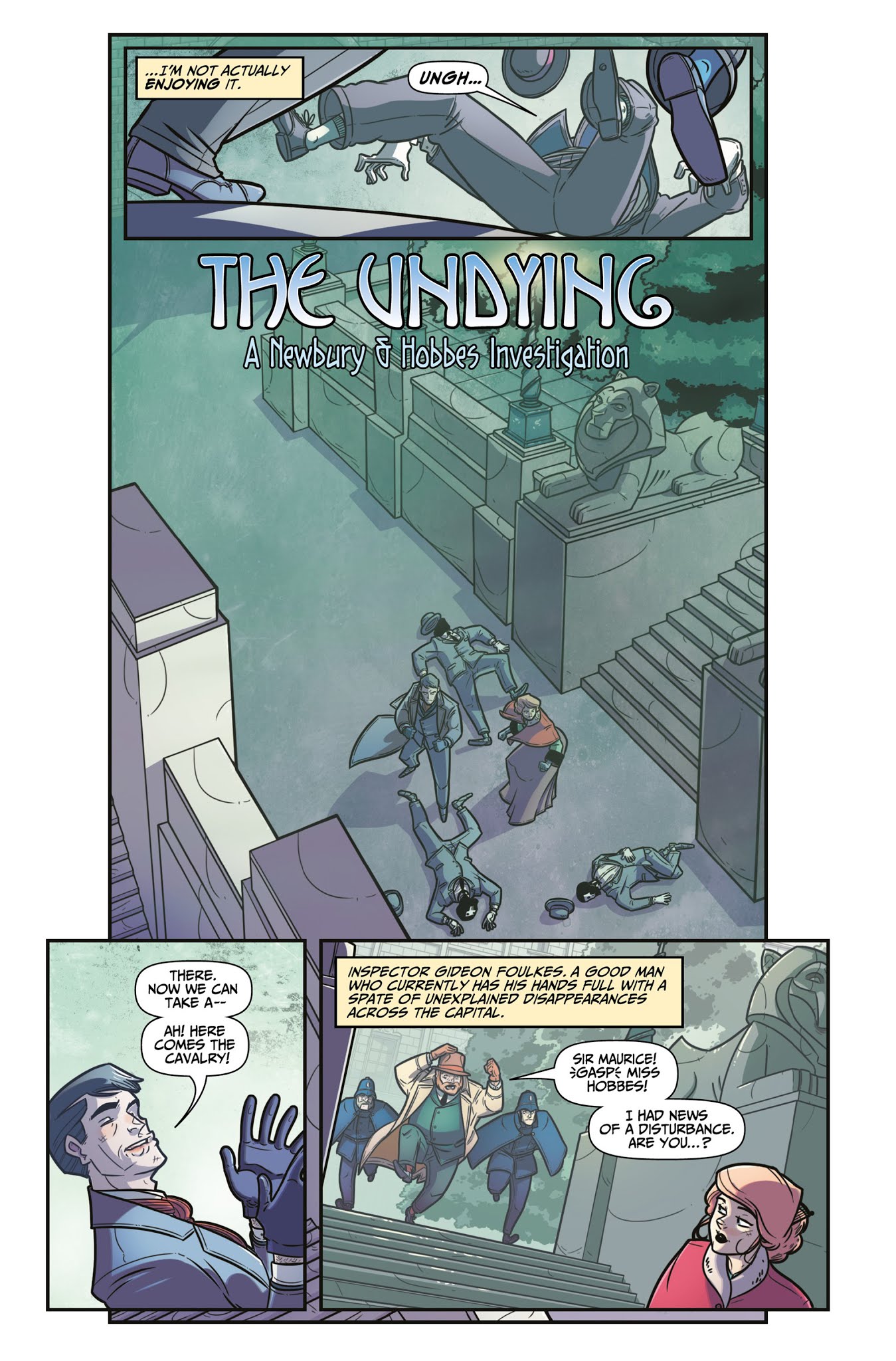 Read online Newbury & Hobbes: The Undying comic -  Issue #1 - 6
