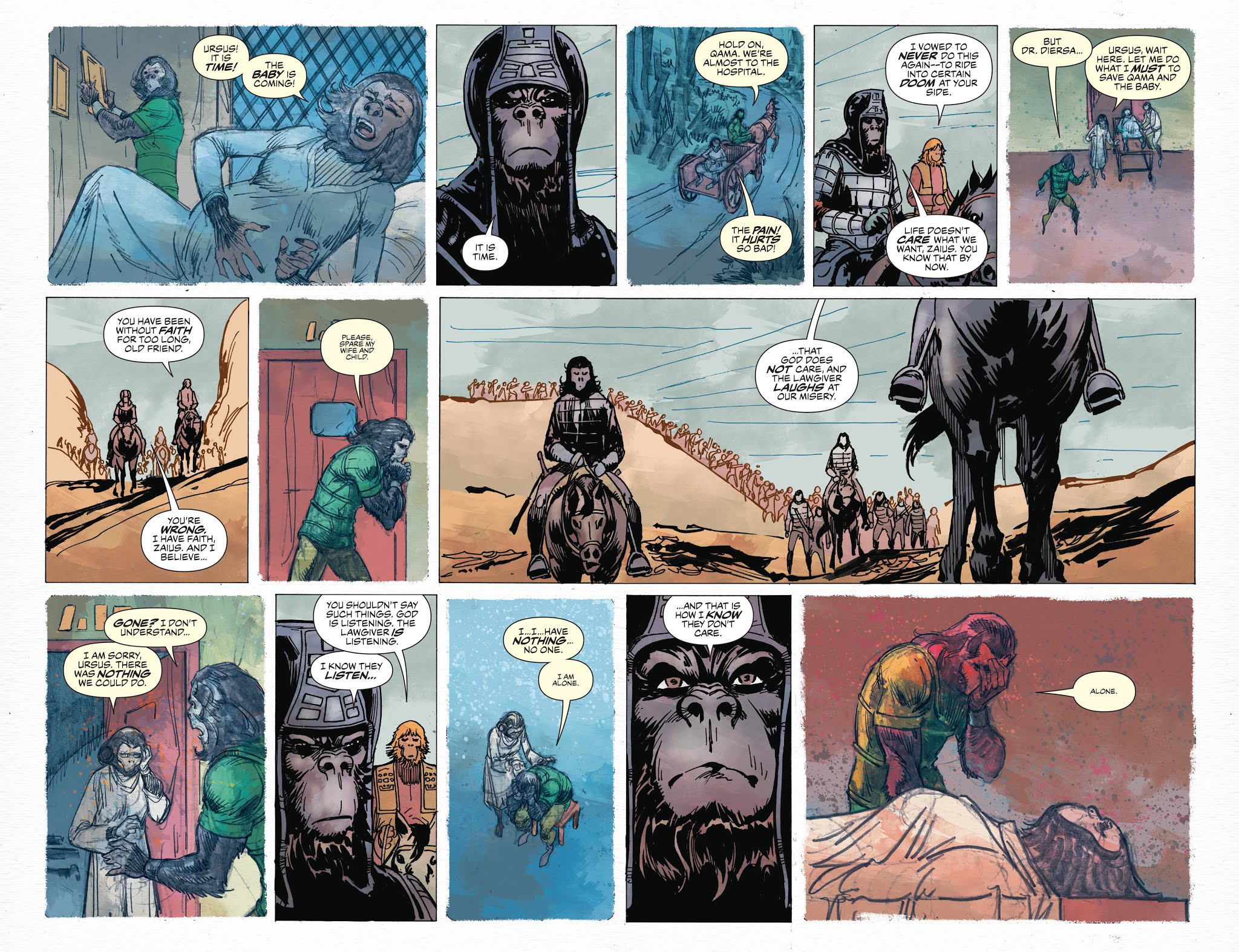Read online Planet of the Apes: Ursus comic -  Issue #6 - 12
