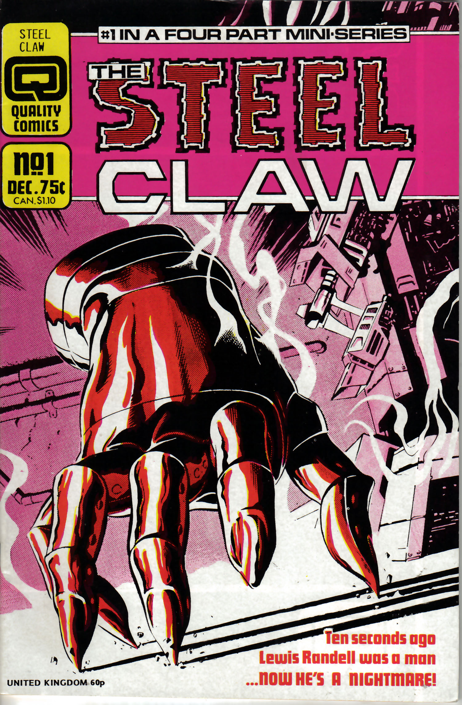 Read online The Steel Claw comic -  Issue #1 - 1