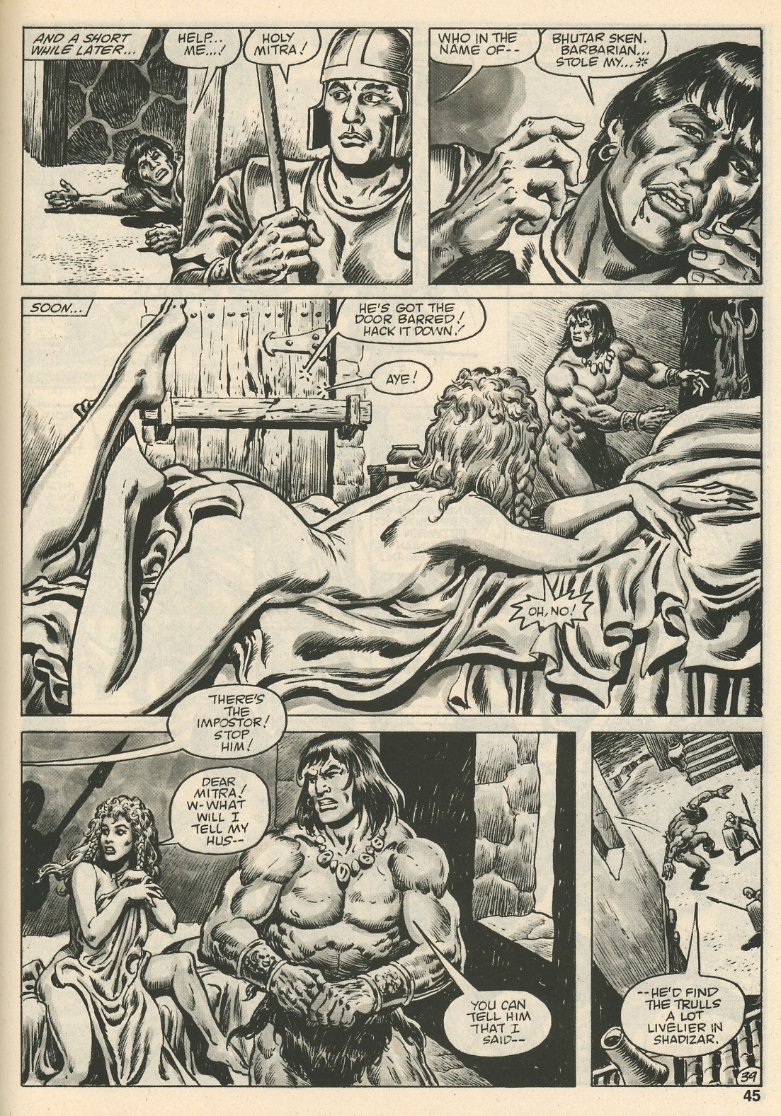 Read online The Savage Sword Of Conan comic -  Issue #108 - 45