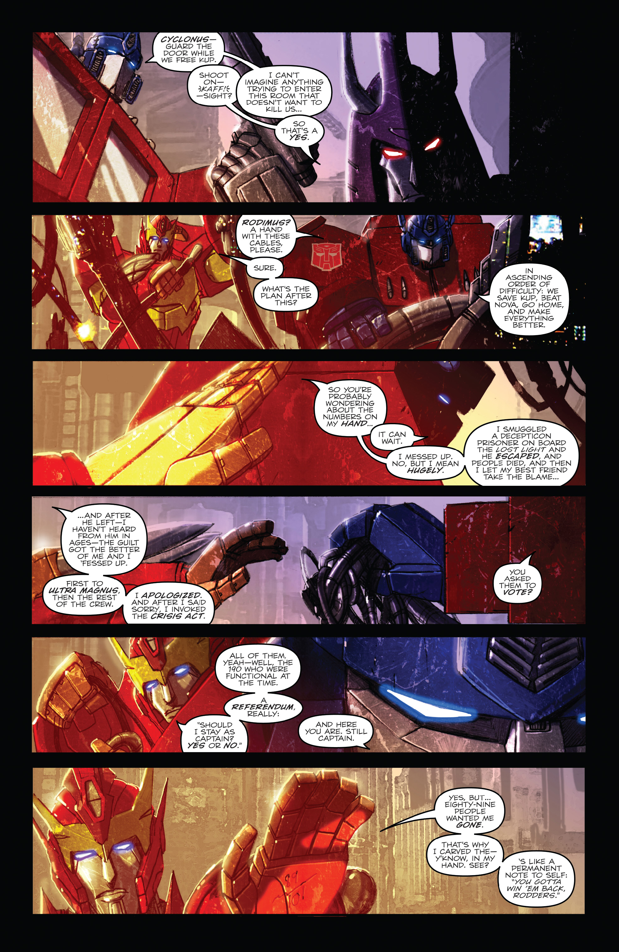 Read online The Transformers: Dark Cybertron Finale comic -  Issue # Full - 39