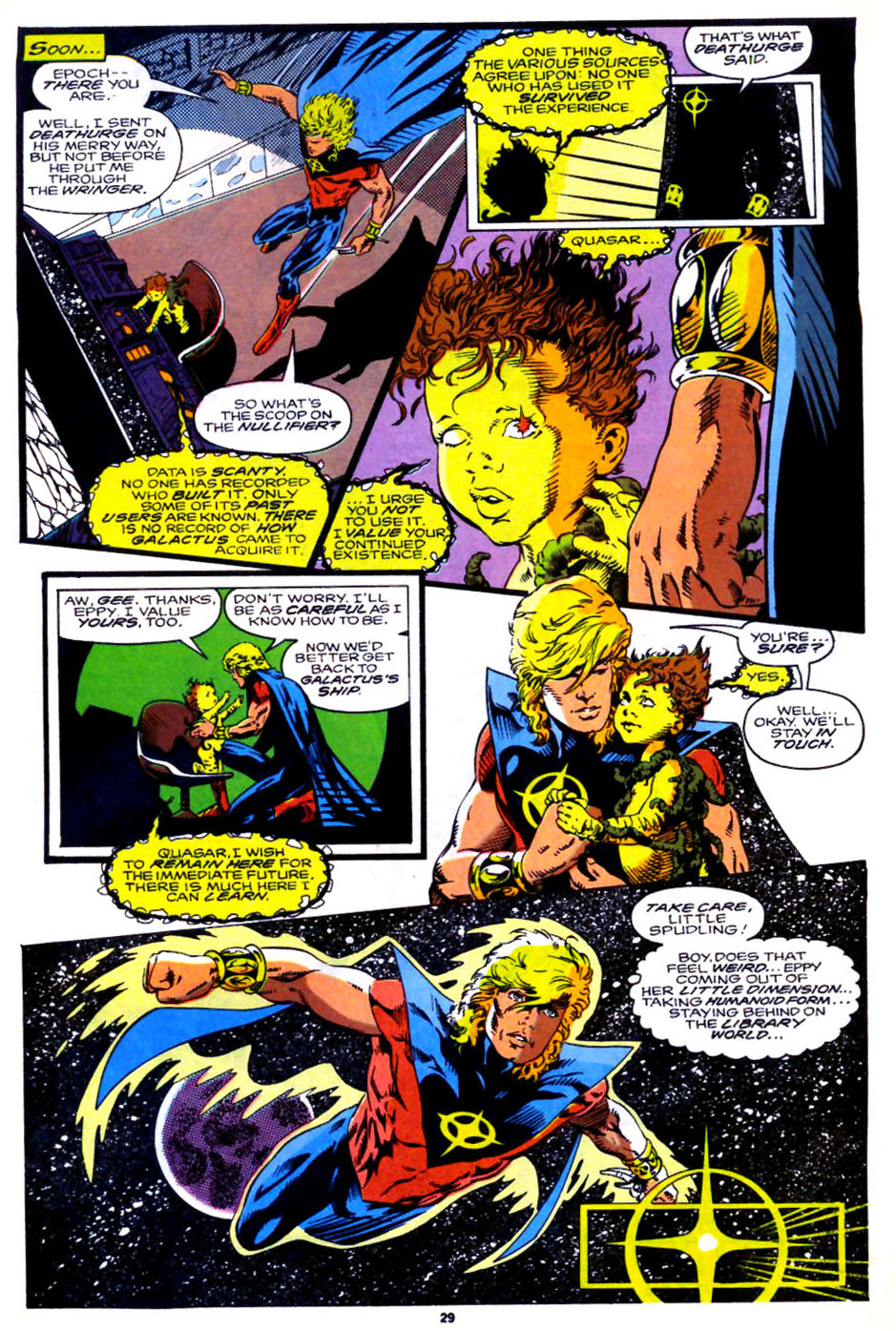 Read online Quasar comic -  Issue #39 - 22